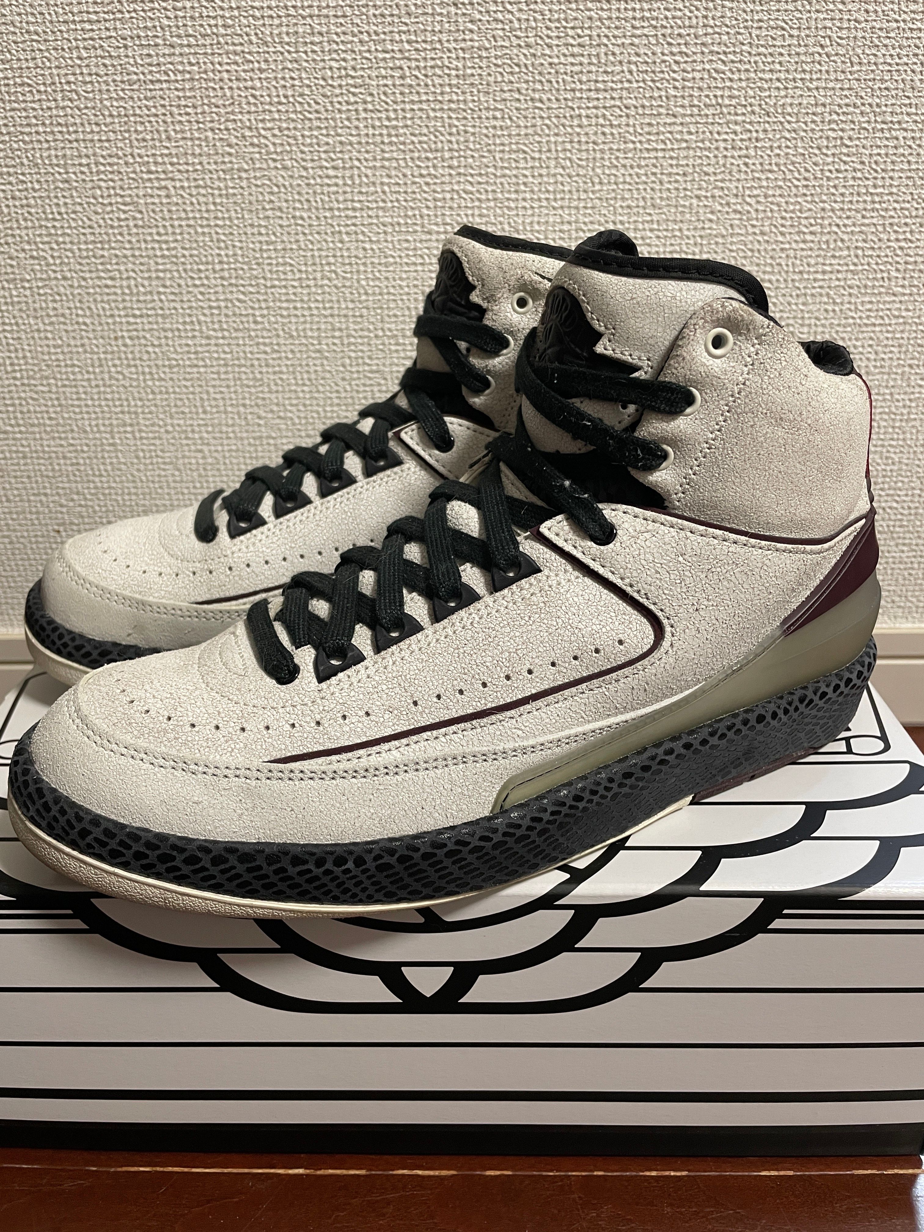 A Ma Maniere × Nike Air Jordan 2 "Airness/Sail and Burgundy"