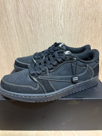 Travis Scott × Nike Air Jordan 1 Low OG SP "Black Phantom"