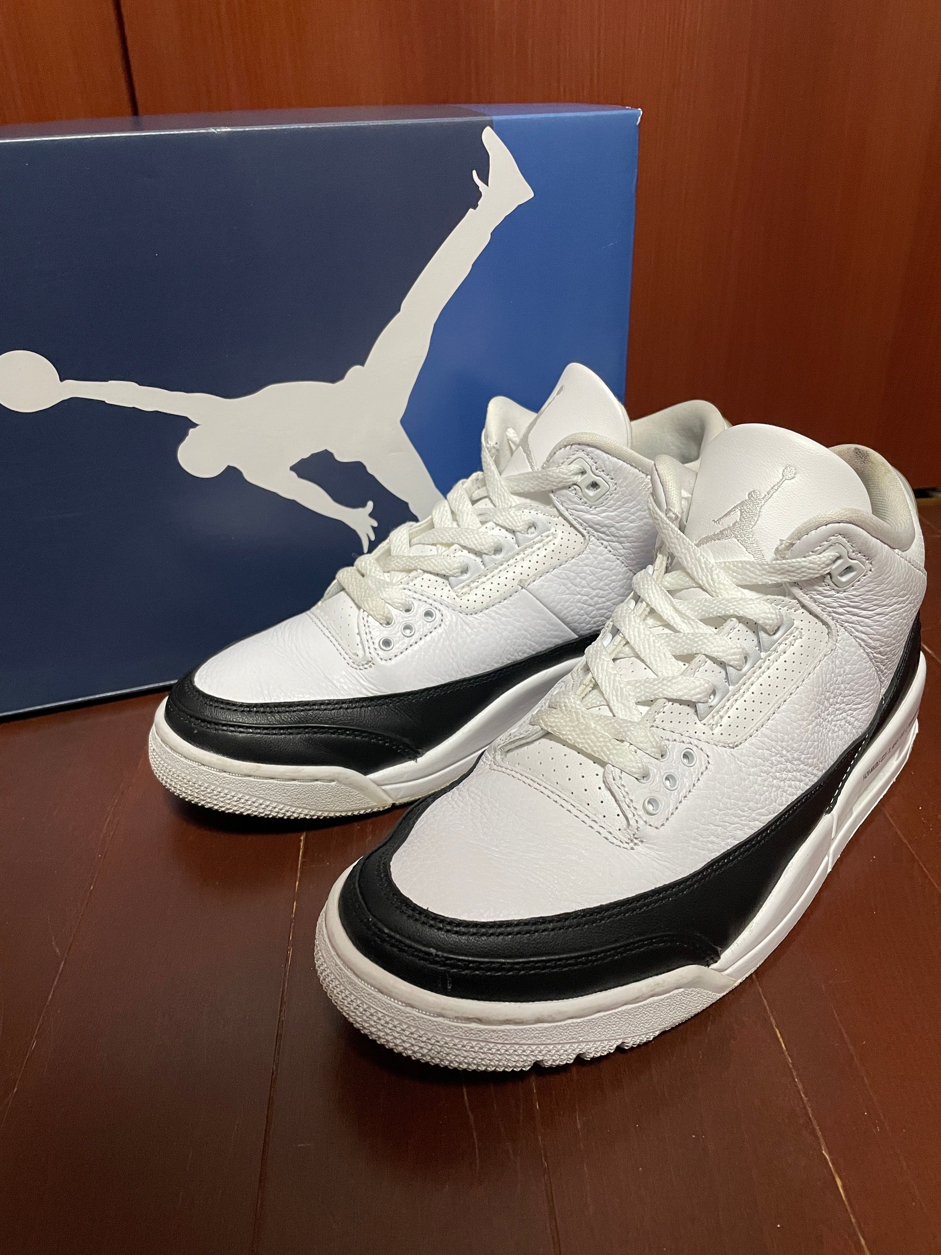 Fragment × Nike Air Jordan 3 "White/Black"
