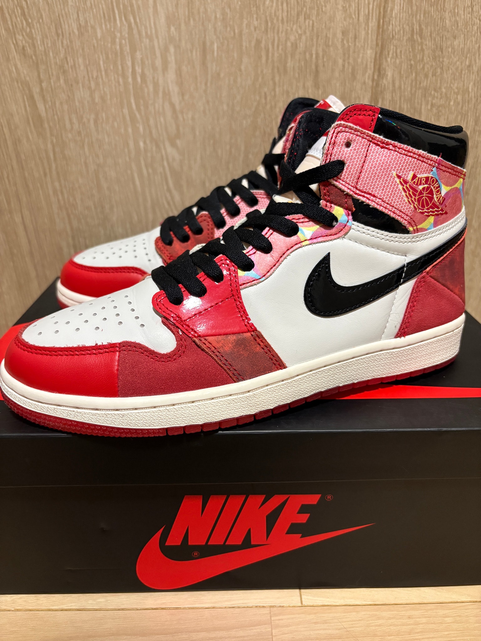 Spider-Man × Nike Air Jordan 1 Retro High OG SP "Spider-Man: Across the Spider-Verse/University Red"