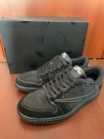 Travis Scott × Nike Air Jordan 1 Low OG SP "Black Phantom"