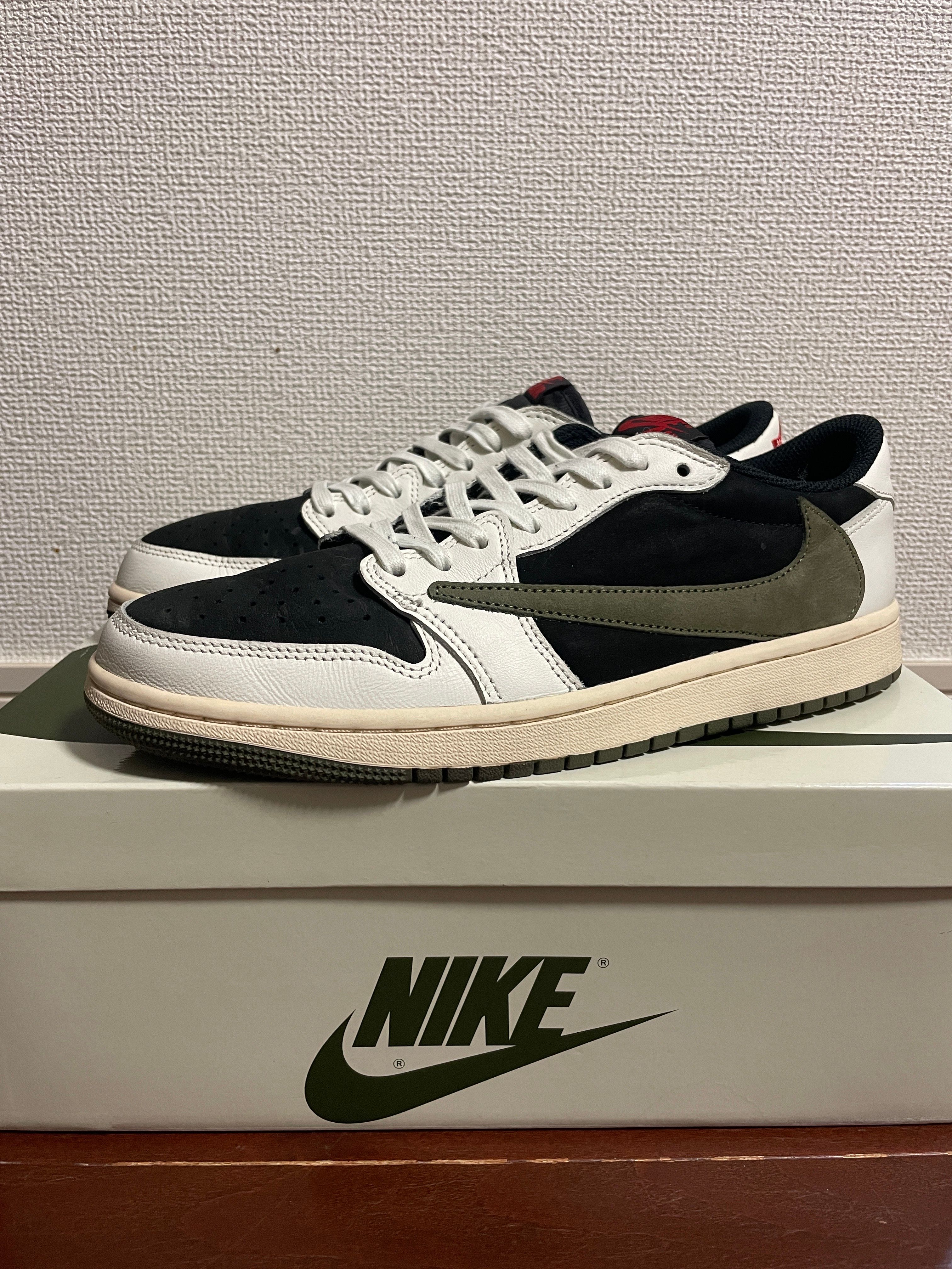 Travis Scott × Nike Women's Air Jordan 1 Low OG "Medium Olive"