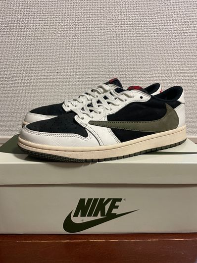 Travis Scott × Nike Women's Air Jordan 1 Low OG "Medium Olive"