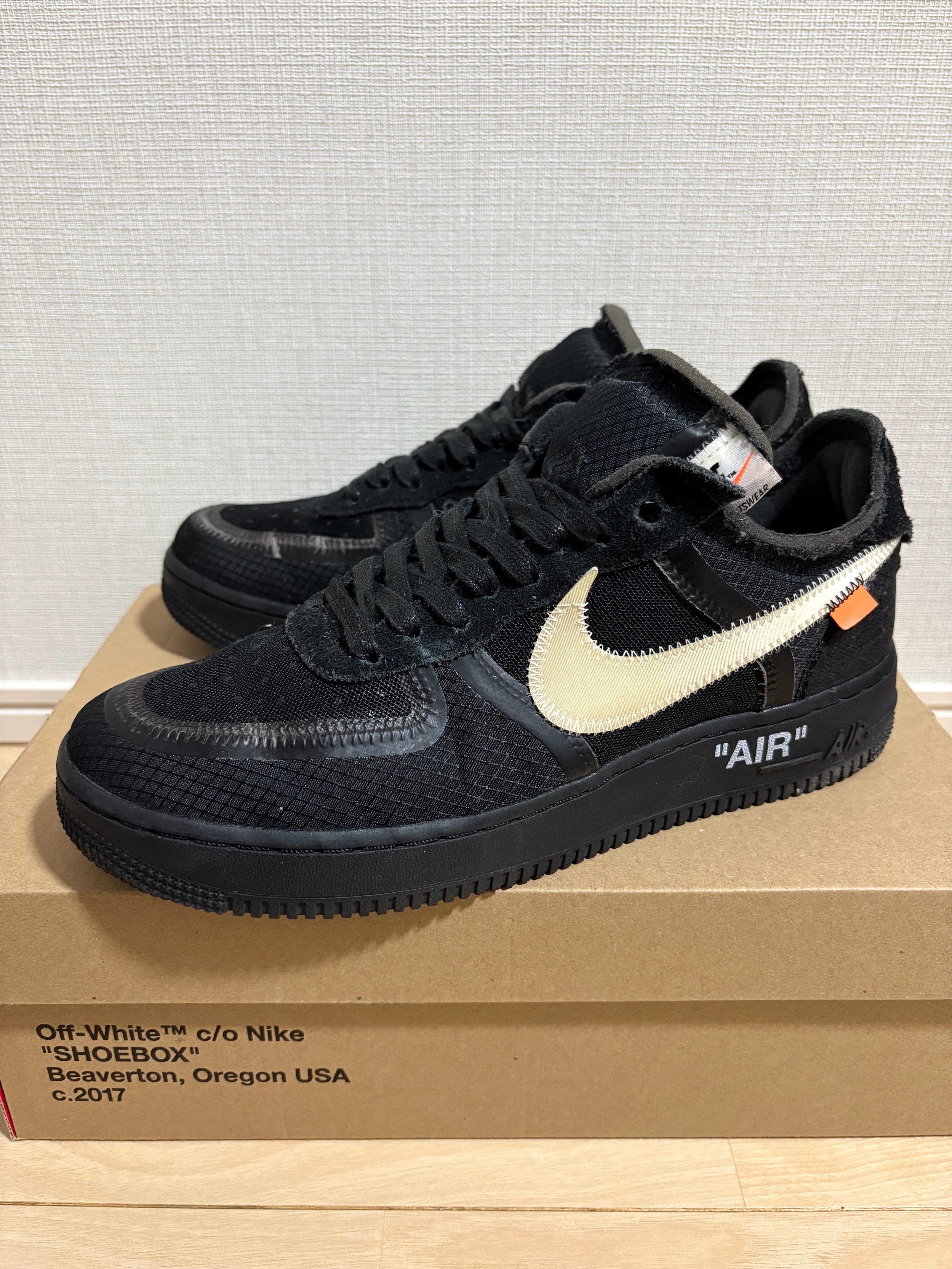 Off-White × Nike Air Force 1 Low "Black"