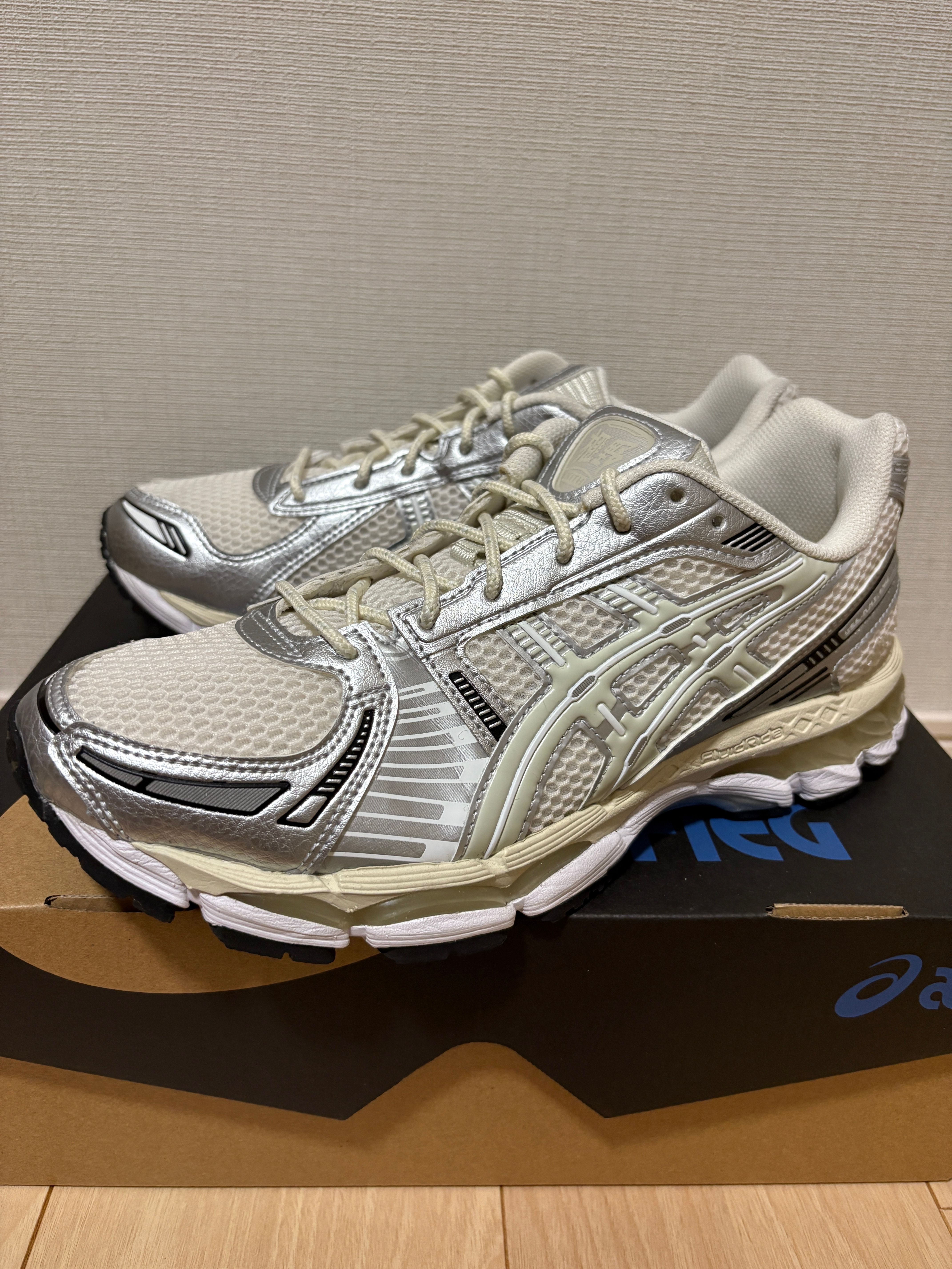 KITH Ronnie Fieg × Asics Gel-Kayano 12.1 "Cream/Pure Aqua"