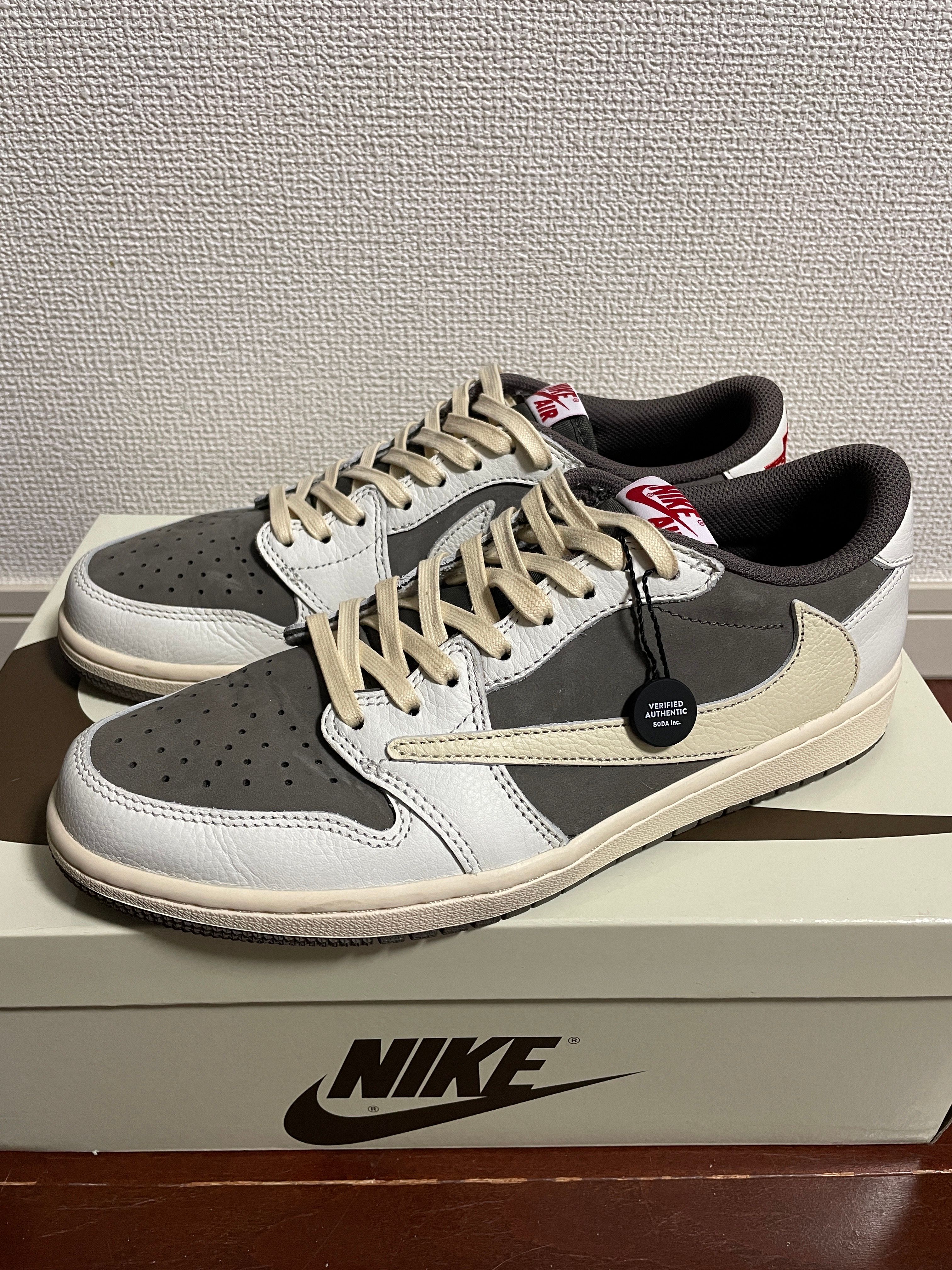 Travis Scott × Nike Air Jordan 1 Low OG SP "Reverse Mocha/Sail and Ridgerock"