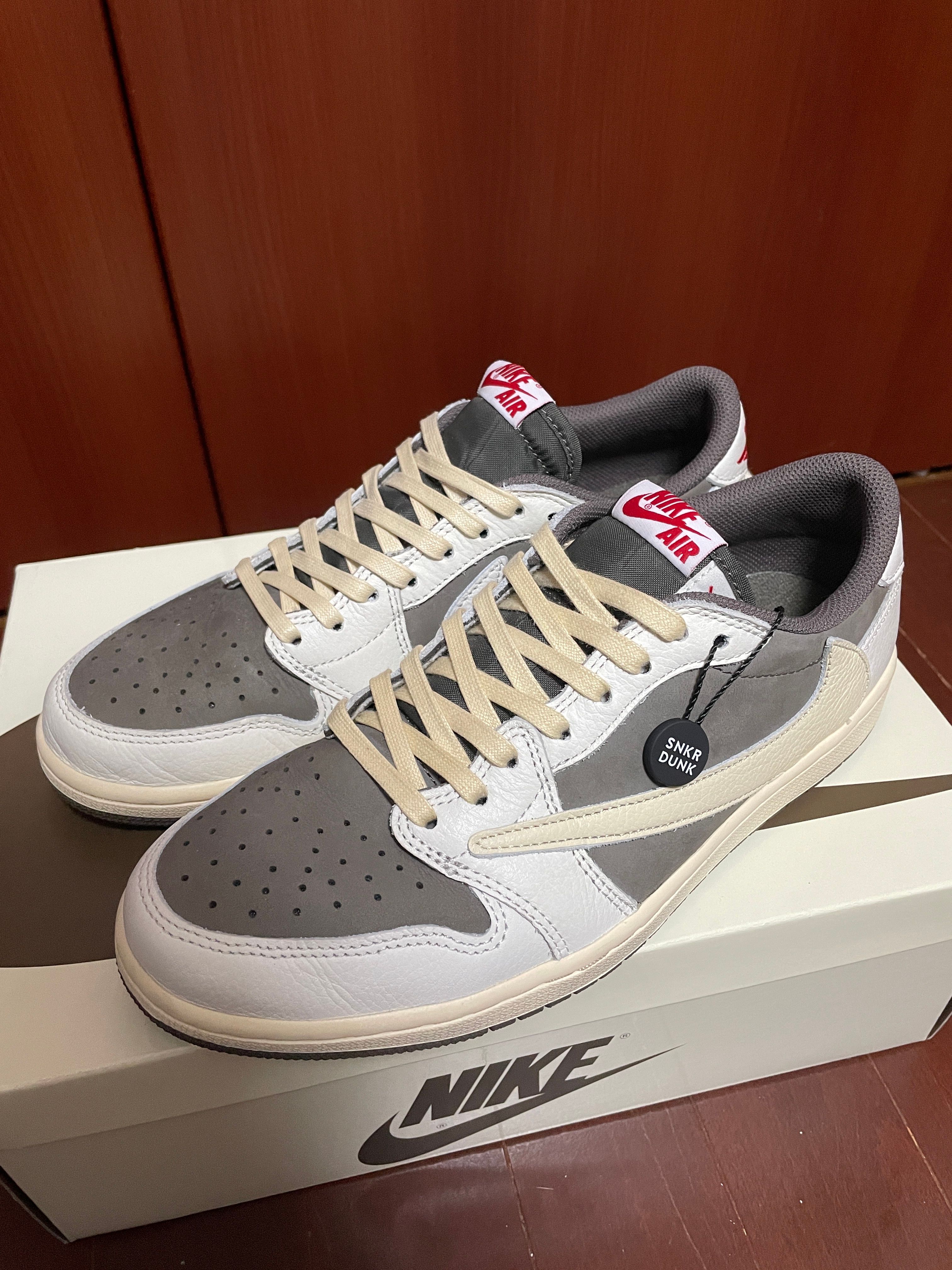 Travis Scott × Nike Air Jordan 1 Low OG SP "Reverse Mocha/Sail and Ridgerock"