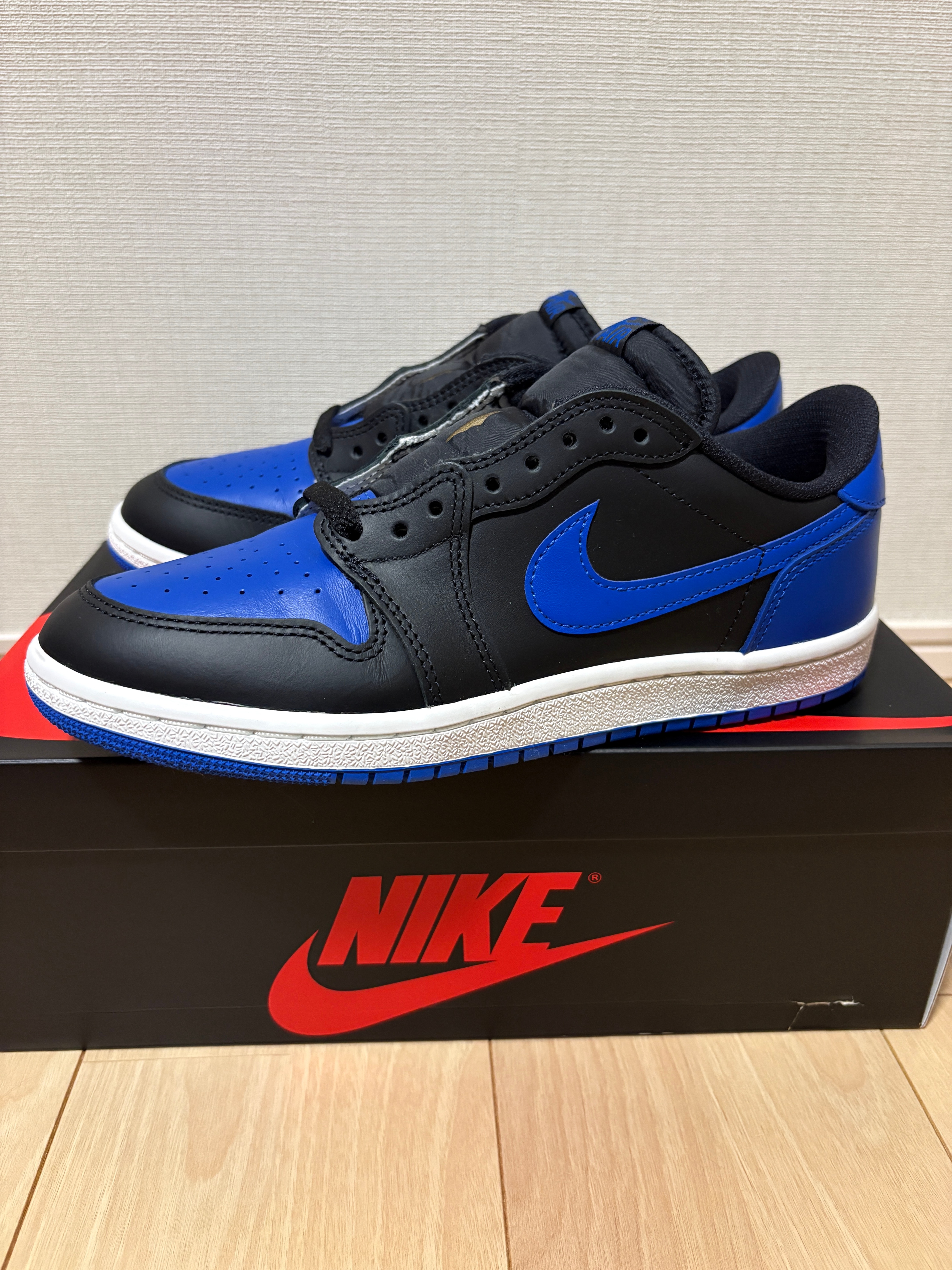 Nike Air Jordan 1 Low '85 "Black and Royal Blue"