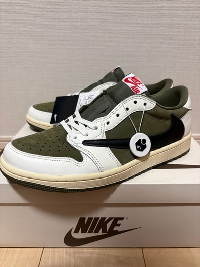 Travis Scott × Nike Air Jordan 1 Low OG SP "Reverse Olive"