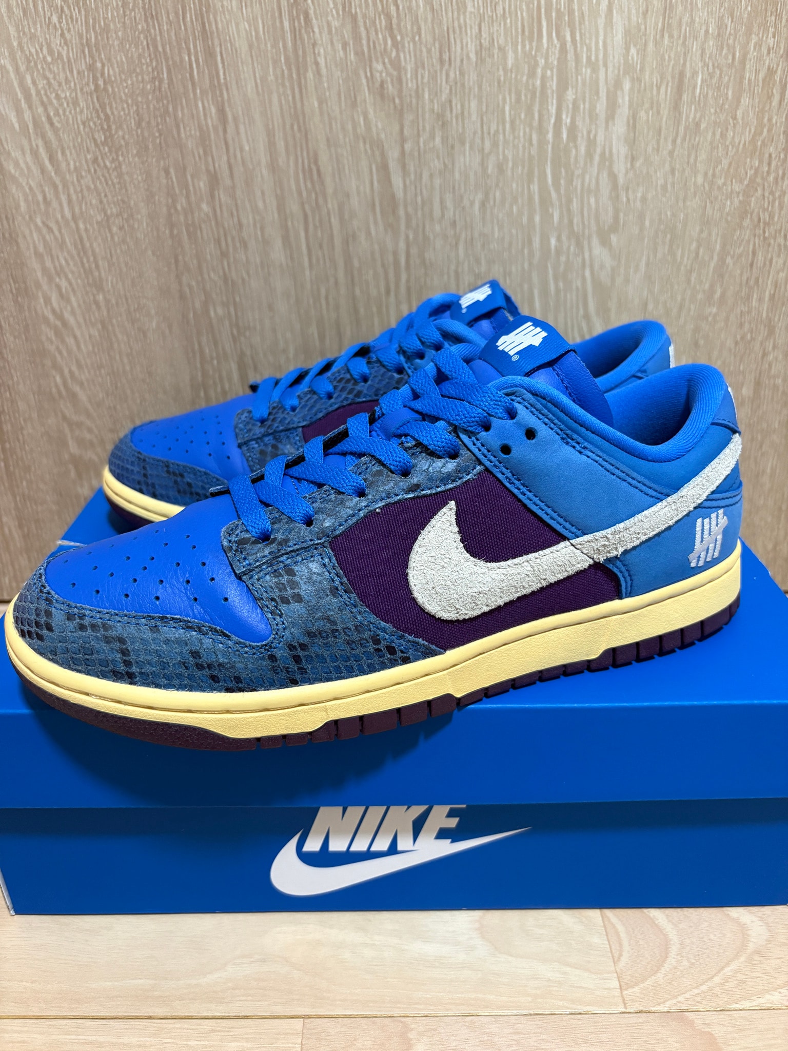 UNDEFEATED × Nike Dunk Low SP "Royal"
