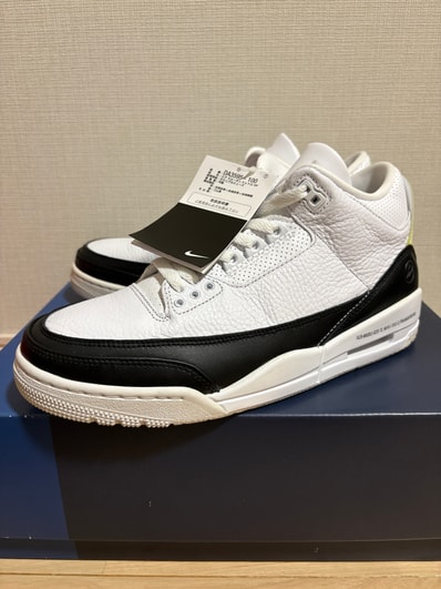 Fragment × Nike Air Jordan 3 "White/Black"