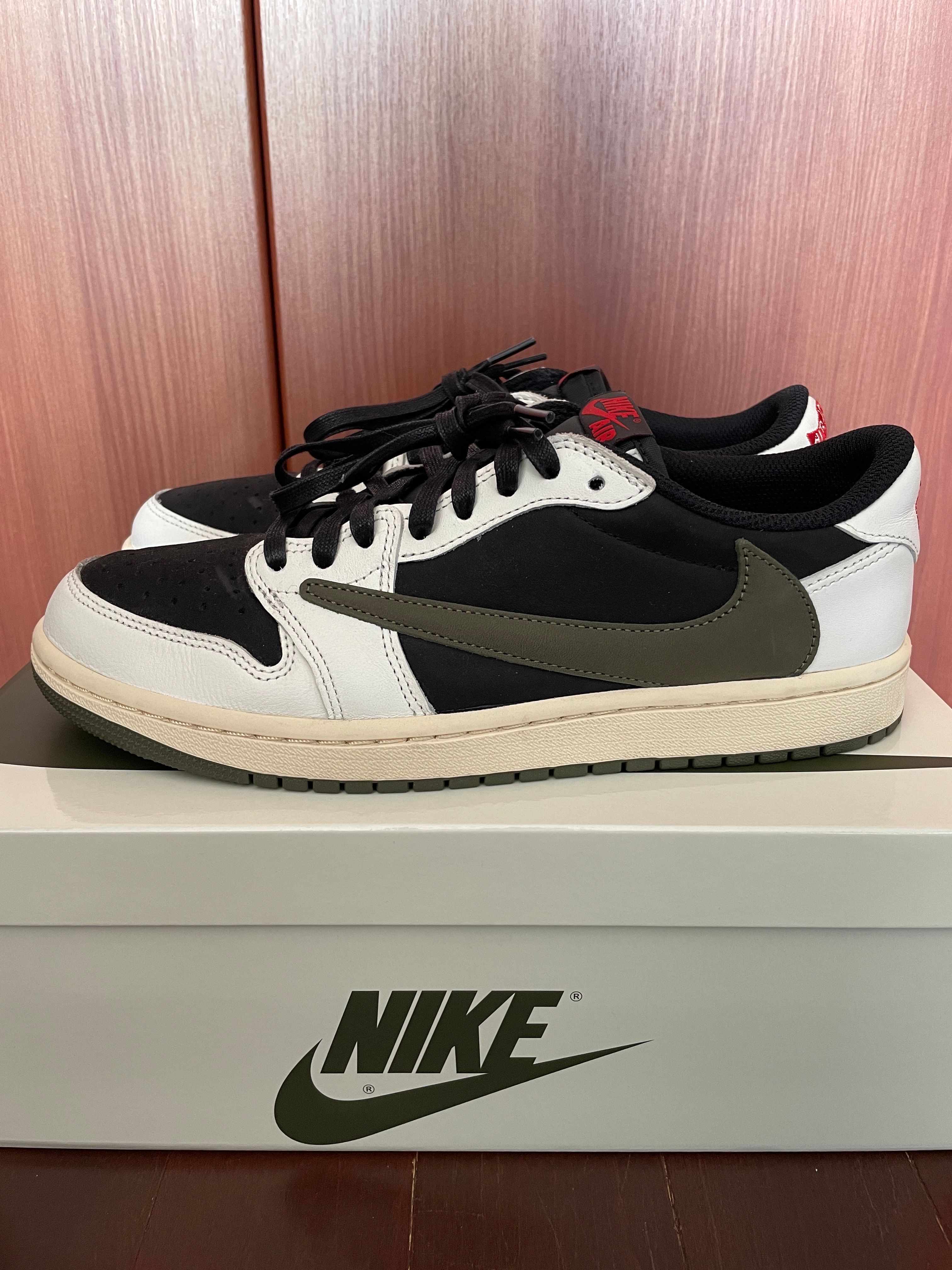 Travis Scott × Nike Women's Air Jordan 1 Low OG "Medium Olive"