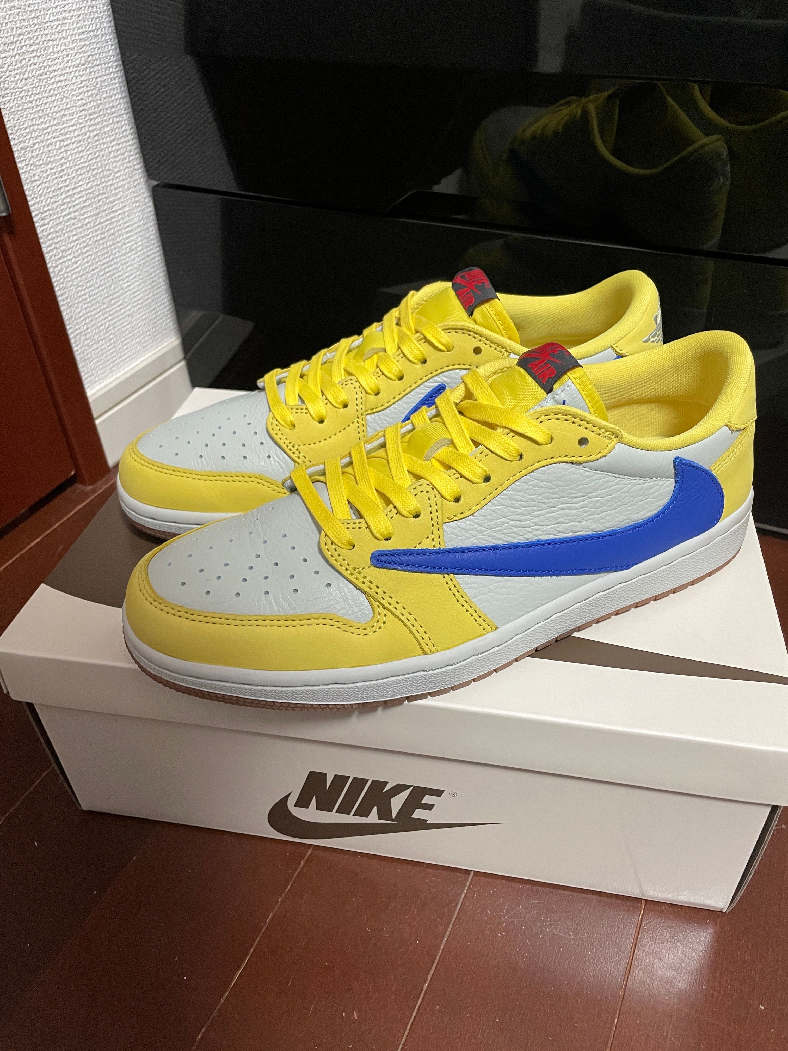 Travis Scott × Nike Women's Air Jordan 1 Retro Low OG "Canary"