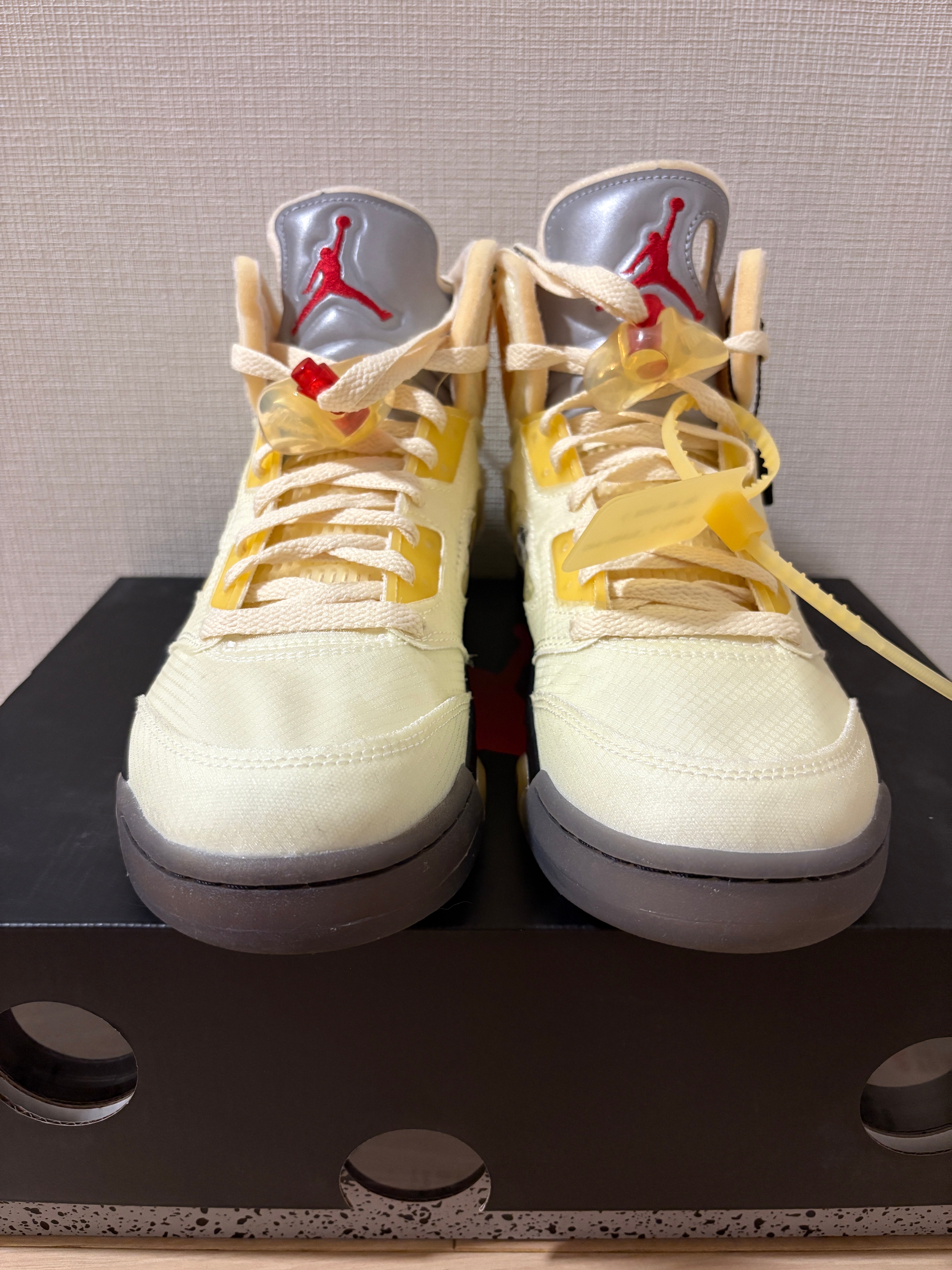 Off-White × Nike Air Jordan 5 "Sail"  