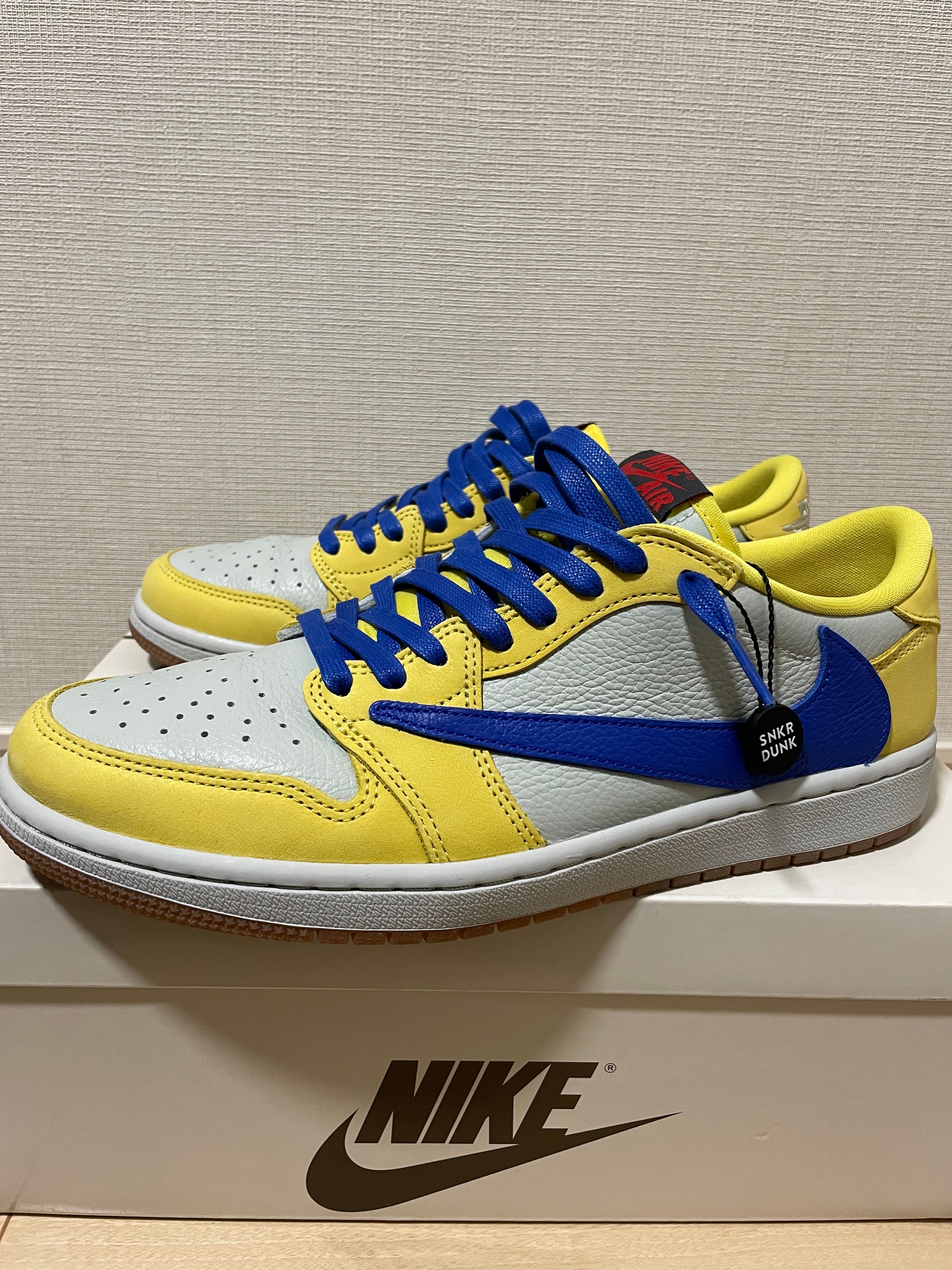 Travis Scott × Nike Women's Air Jordan 1 Retro Low OG "Canary"