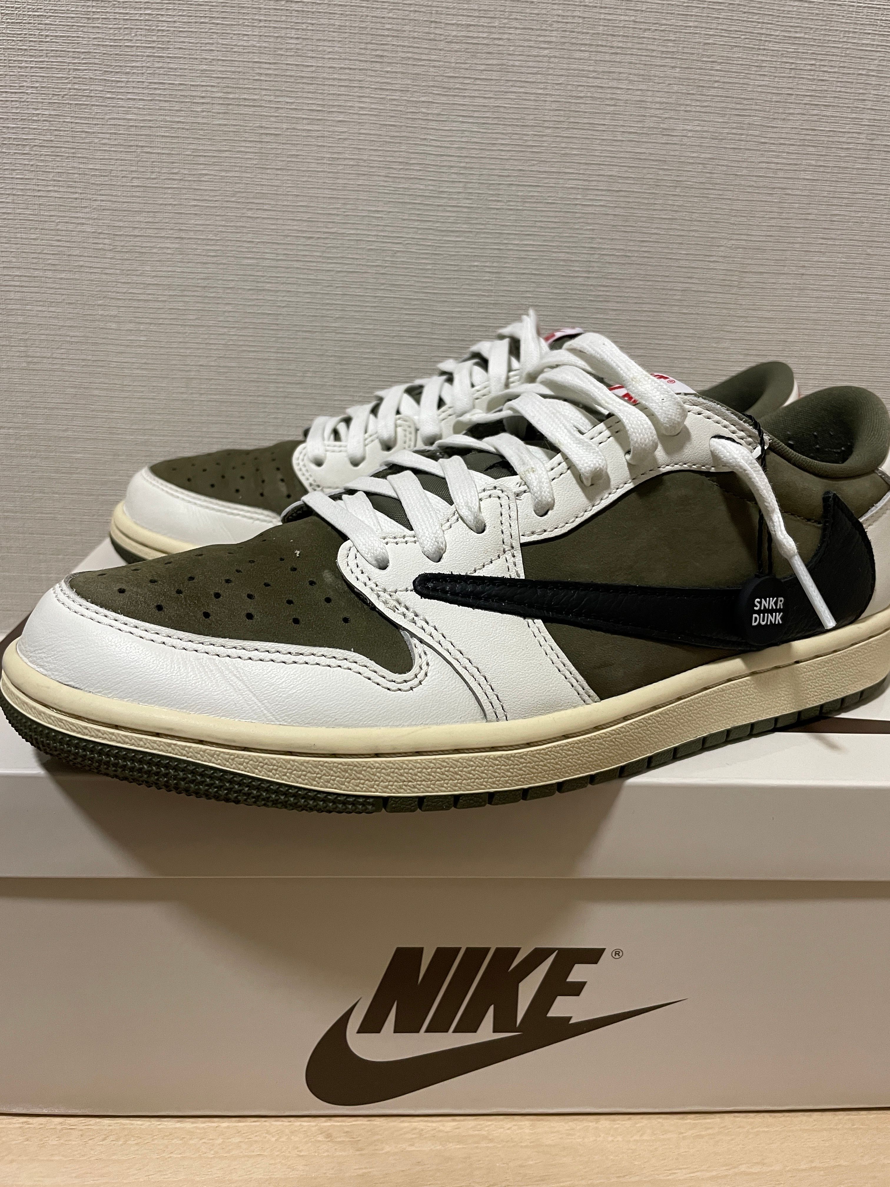 Travis Scott × Nike Air Jordan 1 Low OG SP "Reverse Olive"