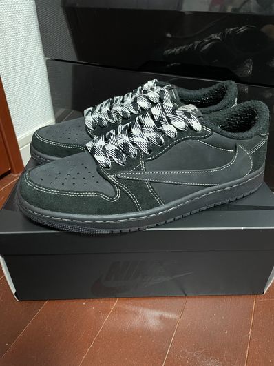 Travis Scott × Nike Air Jordan 1 Low OG SP "Black Phantom"