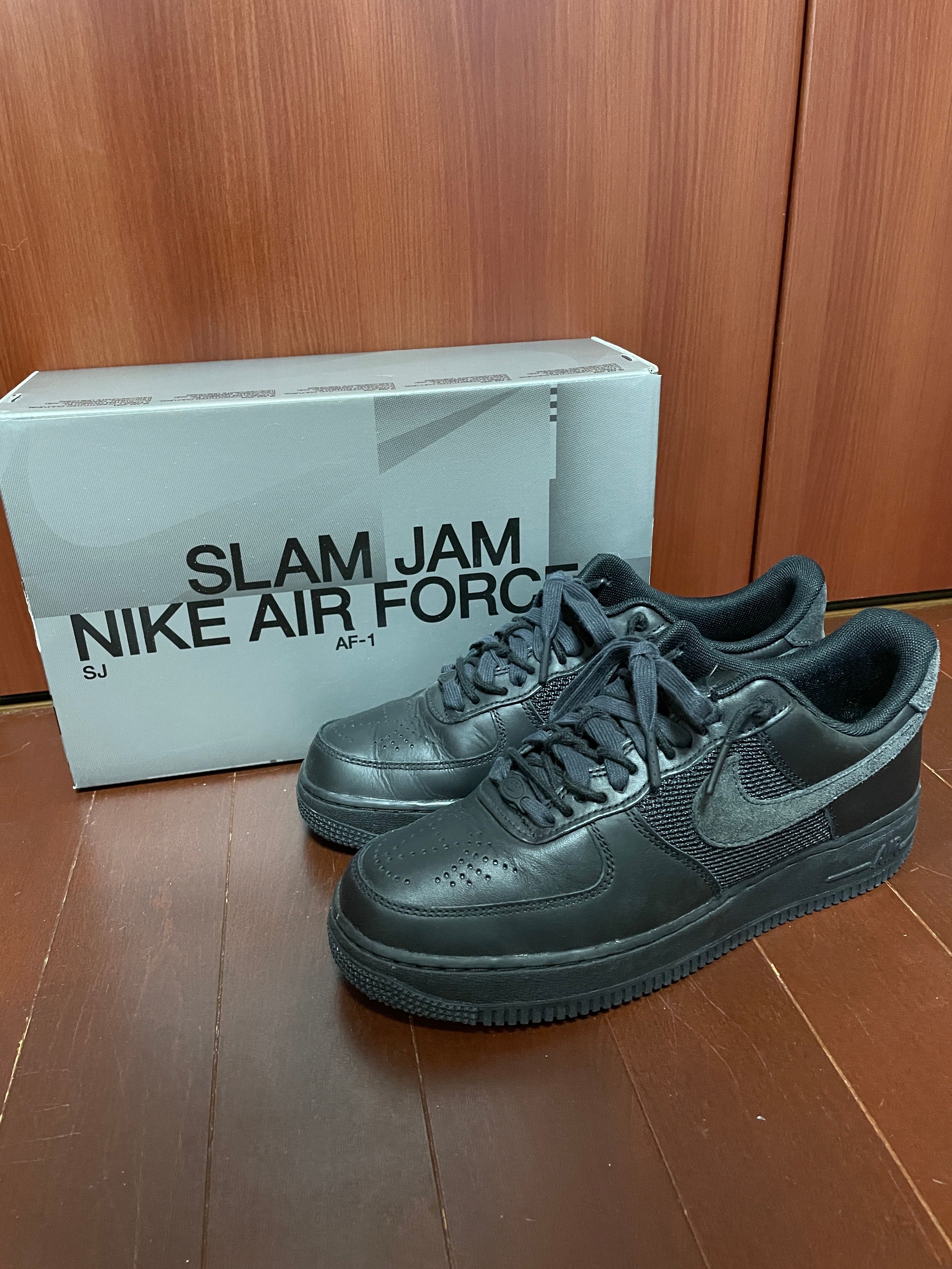 Slam Jam × Nike Air Force 1 Low "Black and Off Noir"