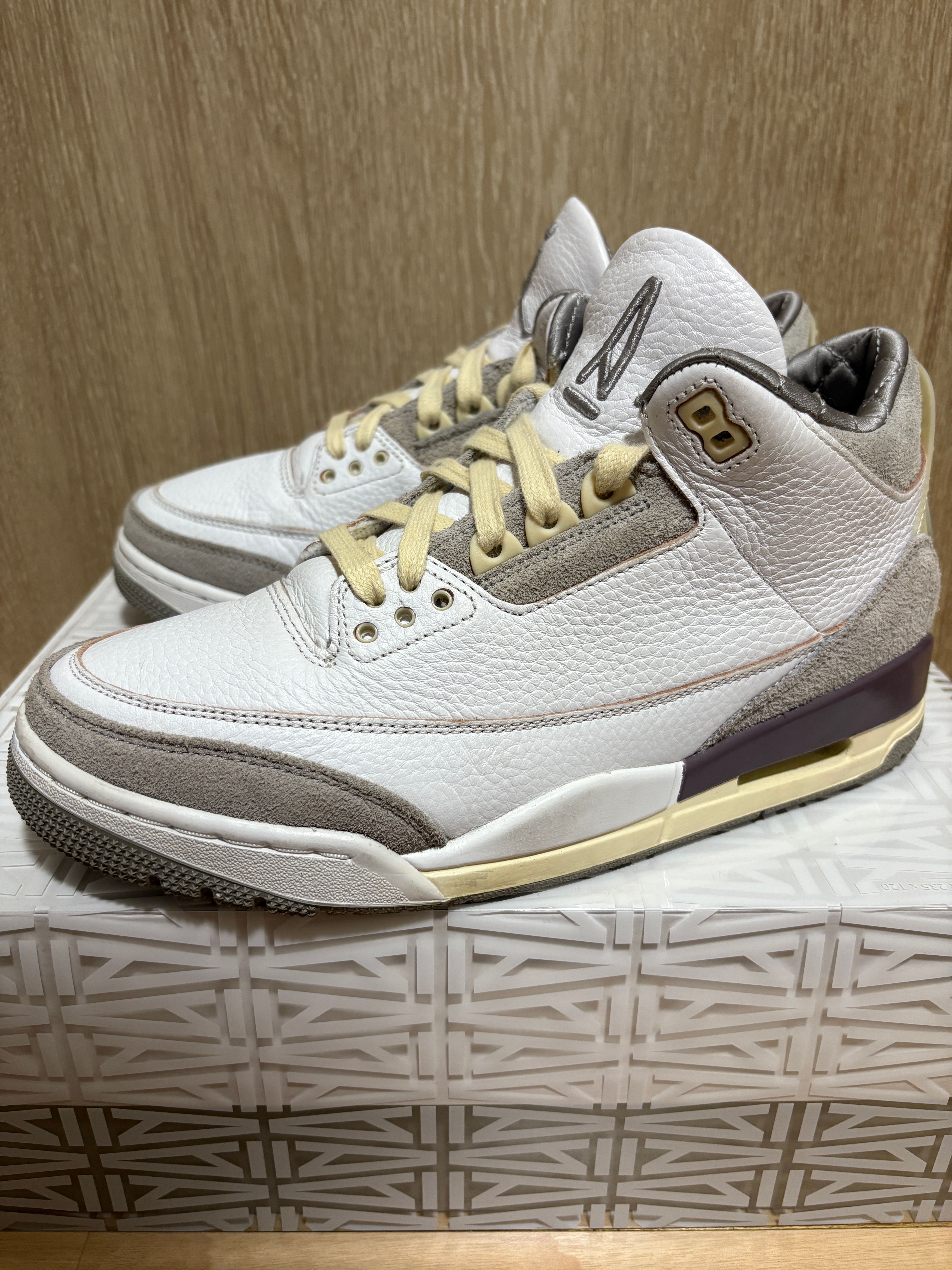 A Ma Maniere × Nike Women's Air Jordan 3 Retro SP "White/Medium Grey Violet Ore"