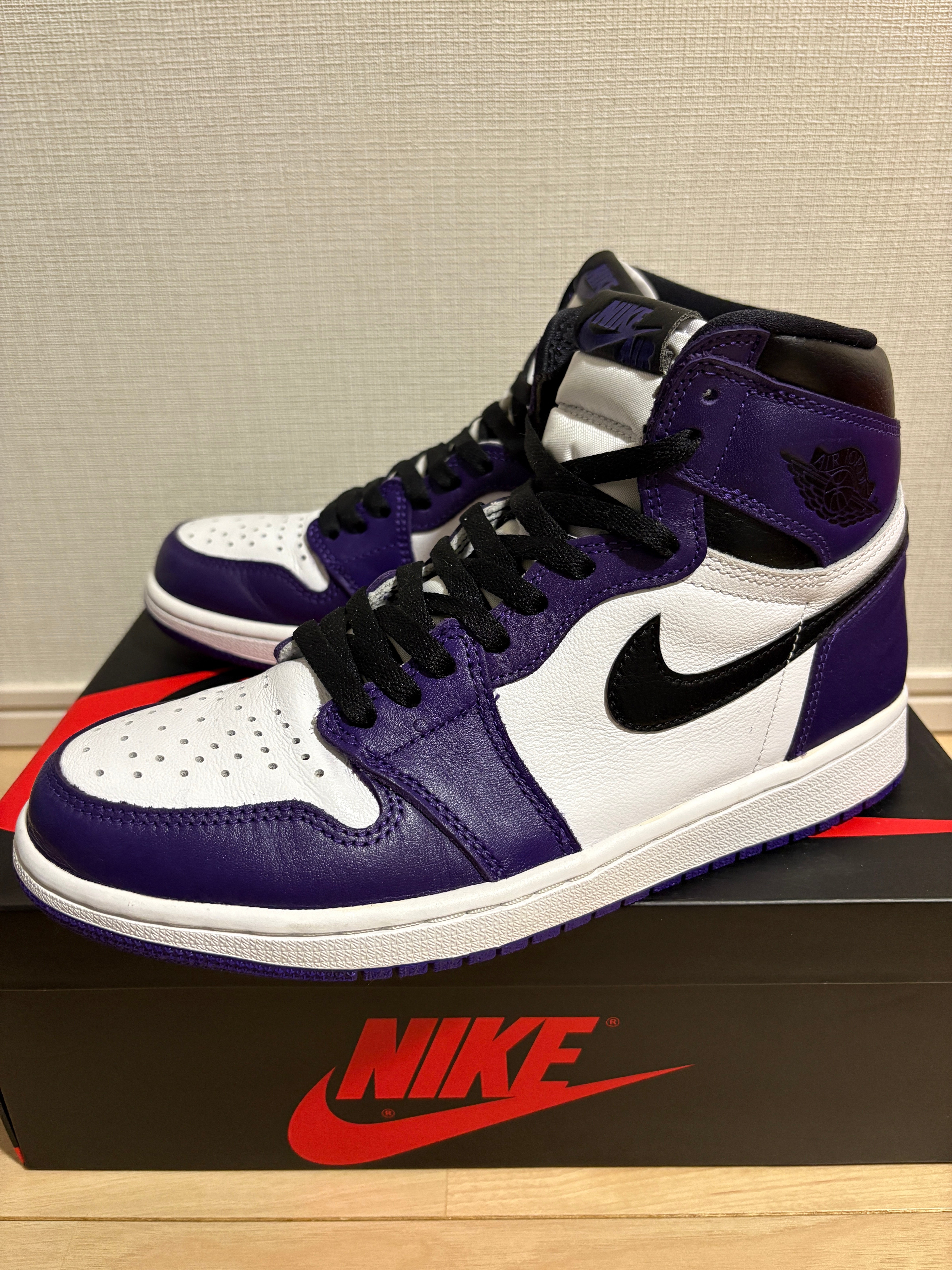 ナイキ エアジョーダン1 レトロ ハイ OG "コートパープル/ホワイト/ブラック" (2020)