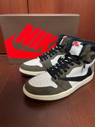 Travis Scott × Nike Air Jordan 1 Retro High OG TS SP "Sail/Dark Mocha"