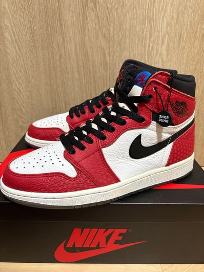 Spiderman × Nike Air Jordan 1 Origin Story "Gym Red/White/Photo Blue/Black"