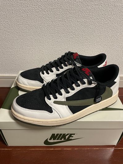 Travis Scott × Nike Women's Air Jordan 1 Low OG "Medium Olive"