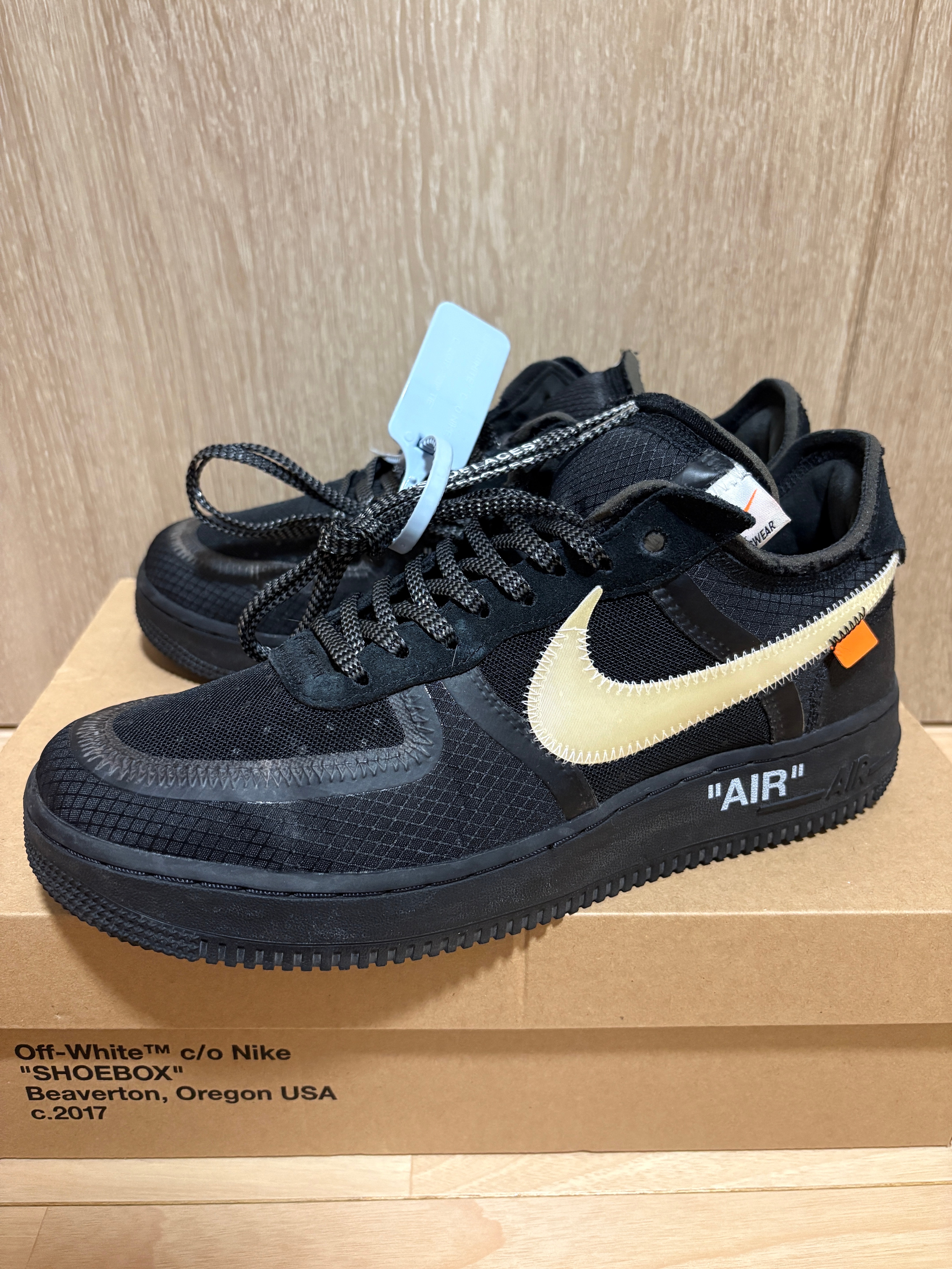 Off-White × Nike Air Force 1 Low "Black"