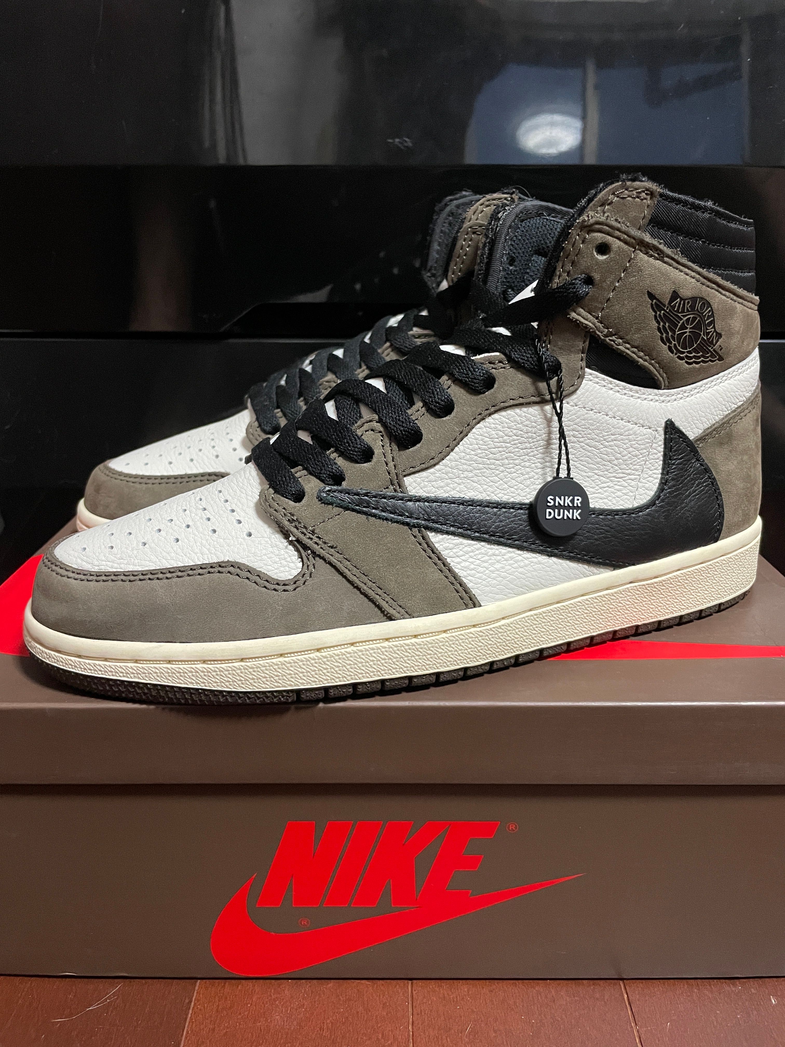 Travis Scott × Nike Air Jordan 1 Retro High OG TS SP "Sail/Dark Mocha"