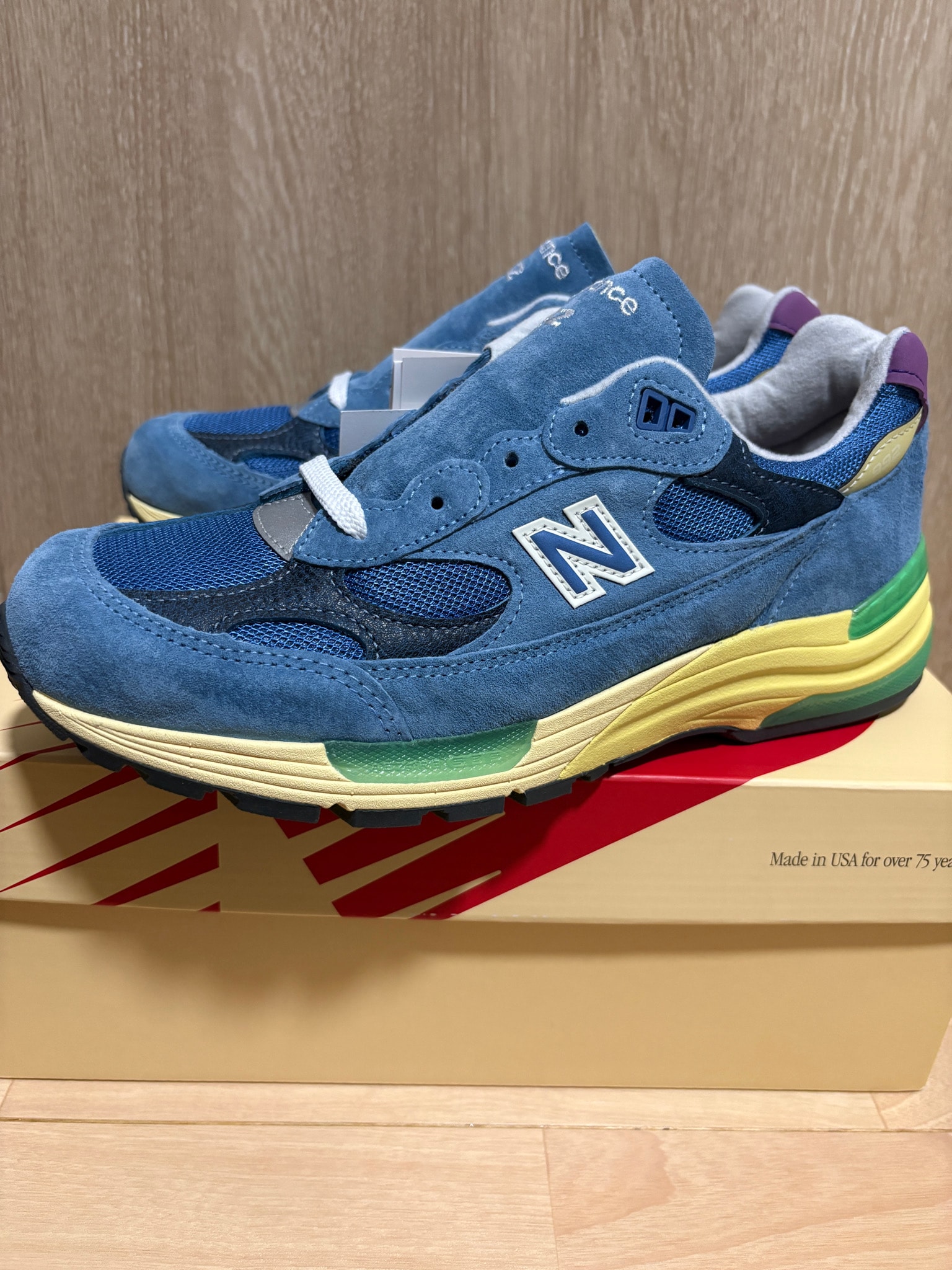 New Balance 992 "Sea Stone/Green Apple"