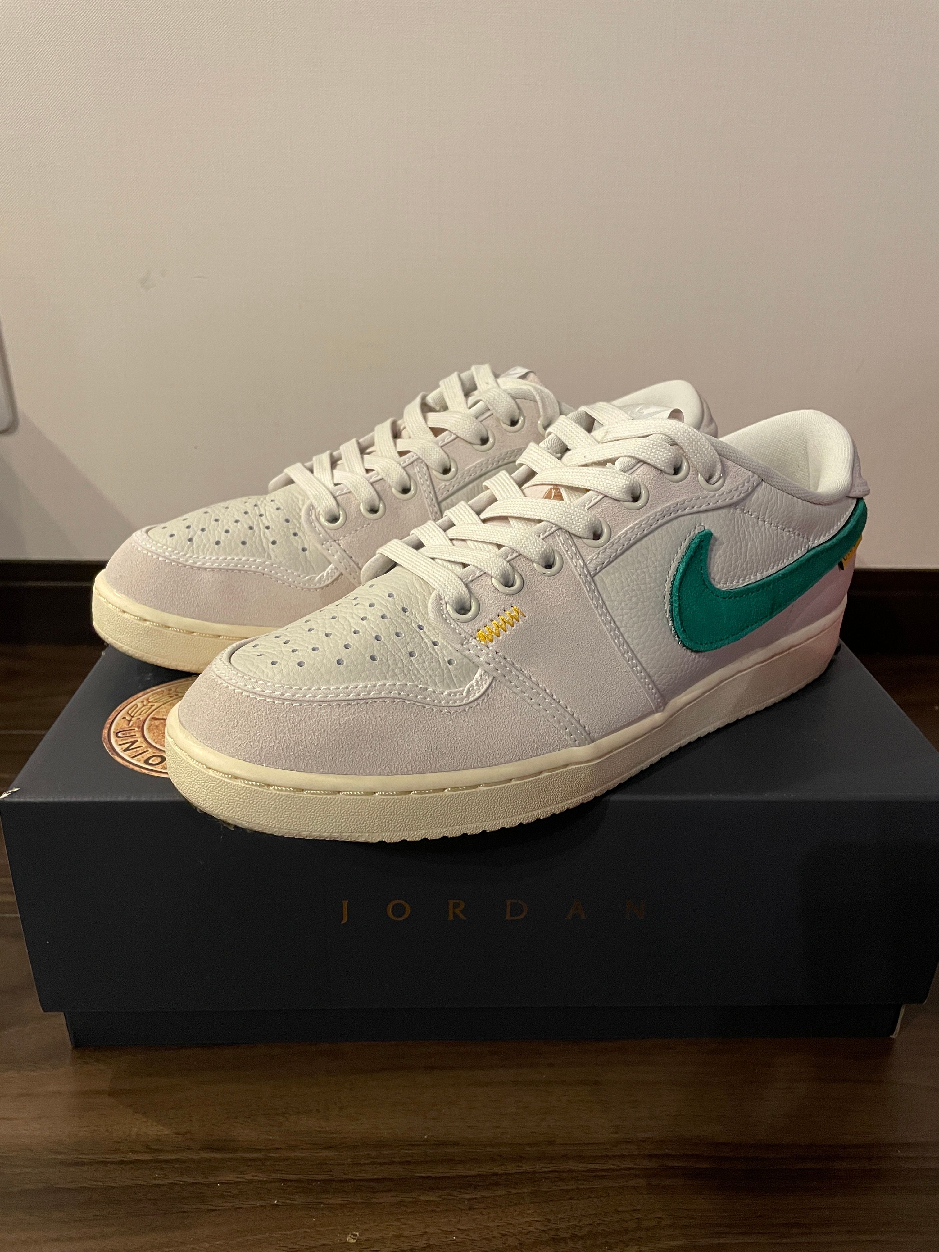UNION × Nike Air Jordan 1 Low KO "Sail Leather"