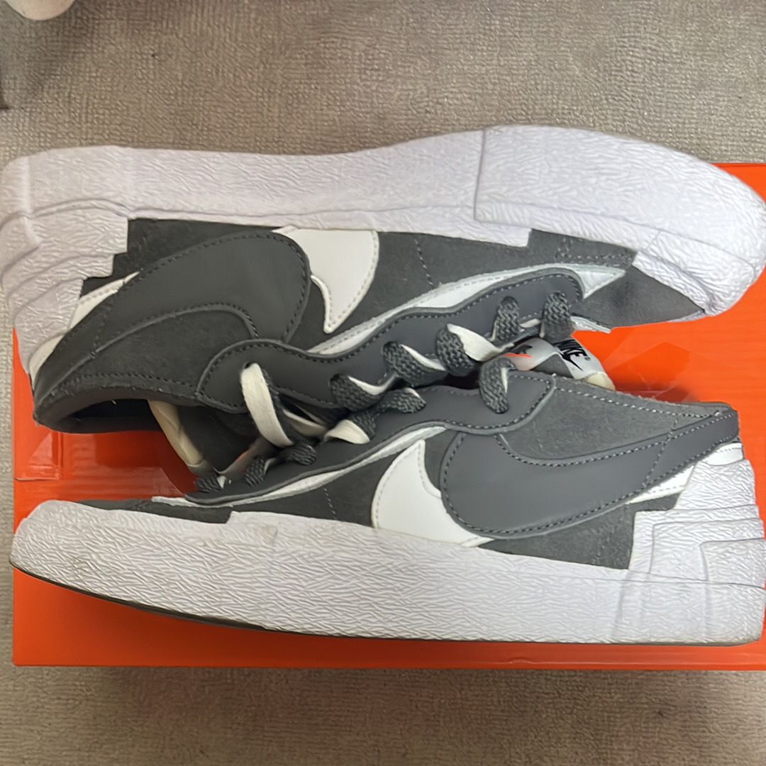 Sacai × Nike Blazer Low "Iron Grey"