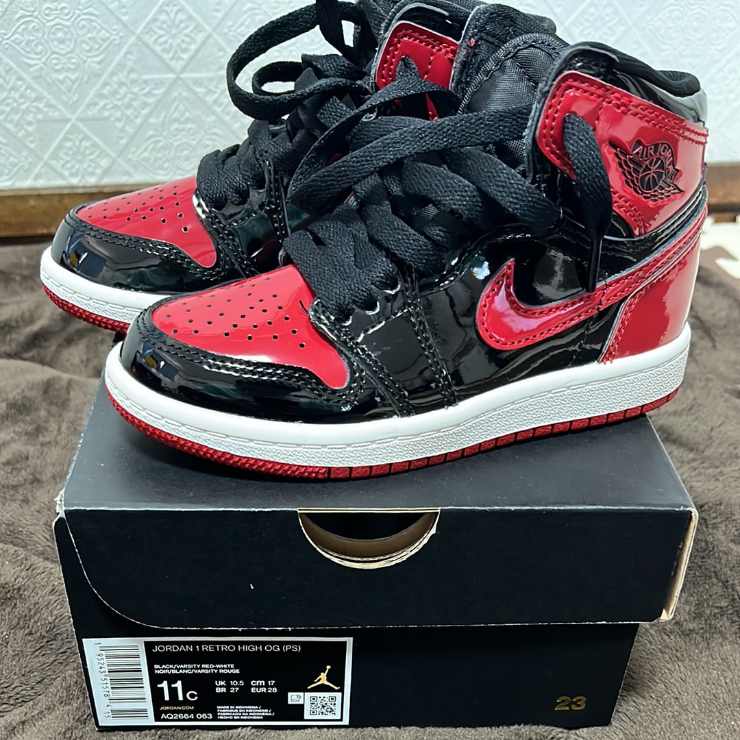 Nike PS Air Jordan 1 High OG "Patent Bred"