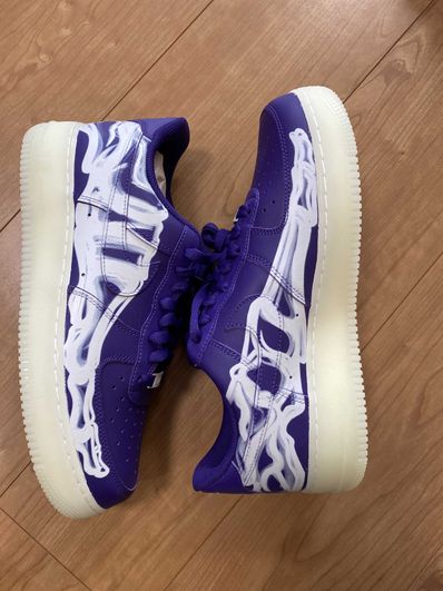 Nike Air Force 1 "Purple Skeleton"