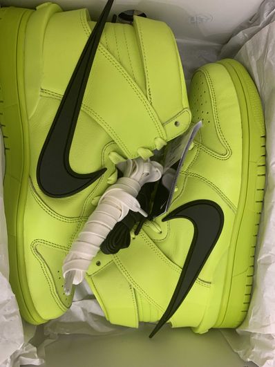Ambush × Nike Dunk High "Flash Lime"