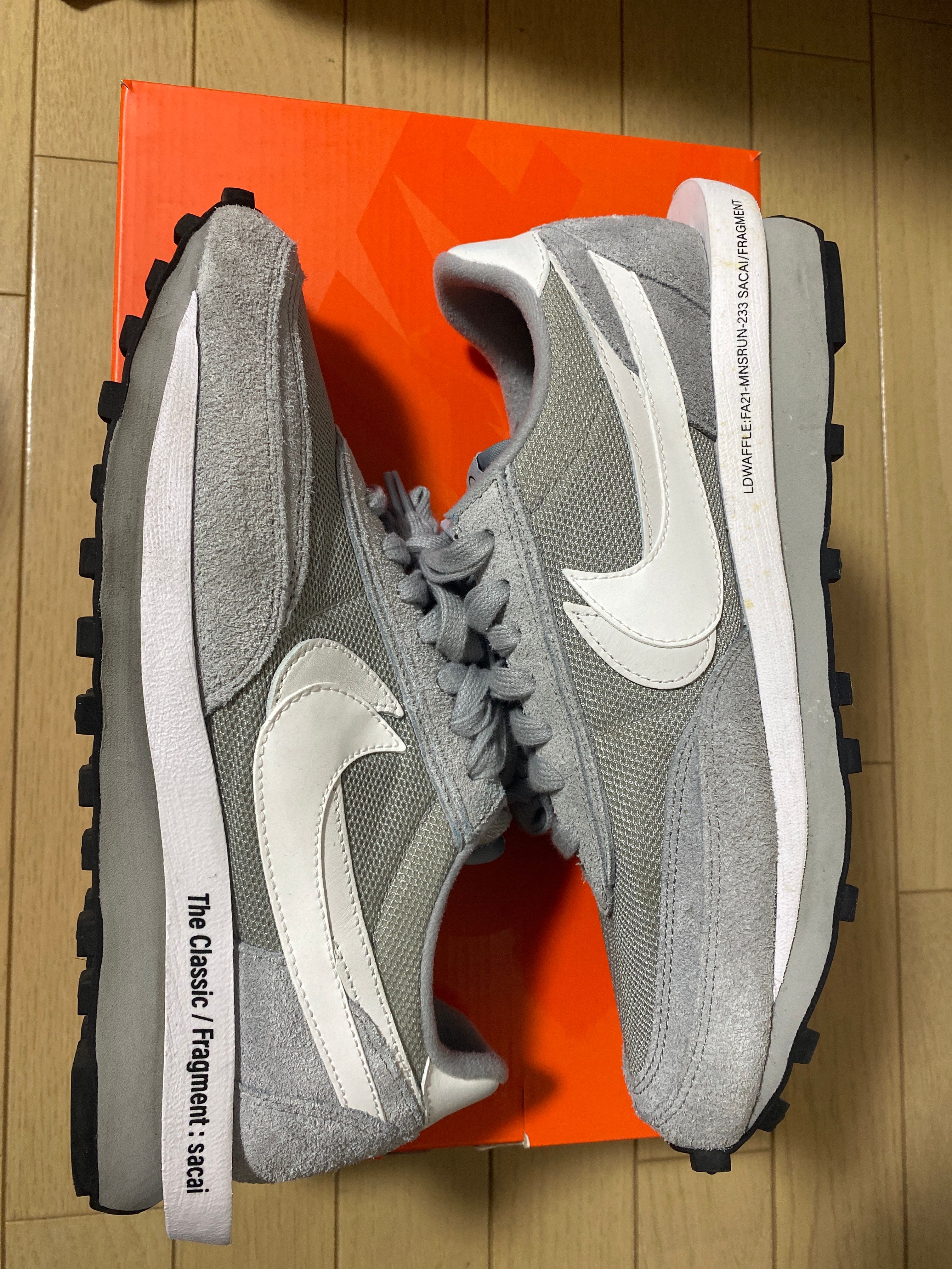 Fragment × sacai × Nike LD Waffle "Light Smoke Grey"
