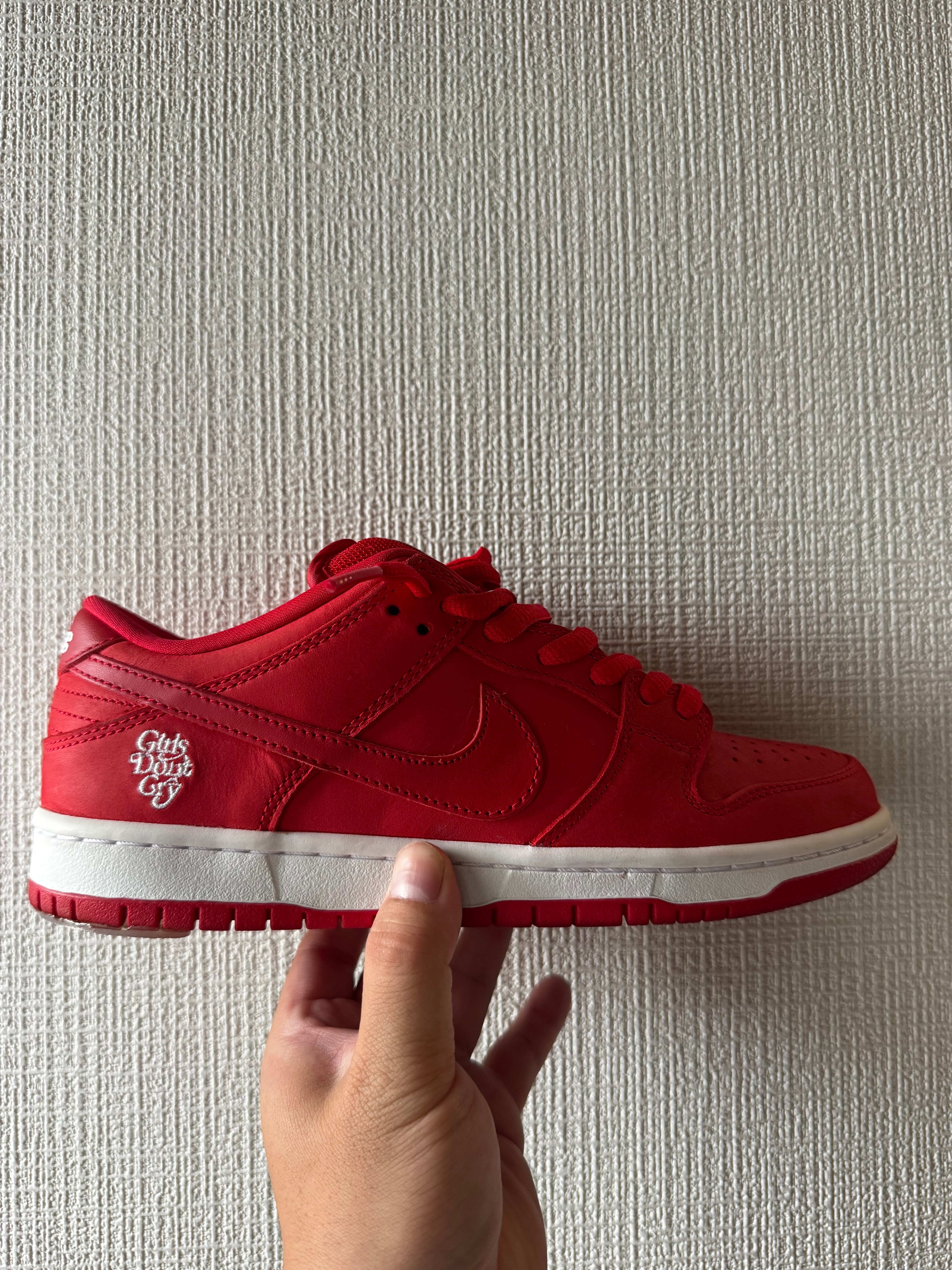 Girls Don't Cry × Nike SB Dunk Low Pro QS "Red" / VERDY