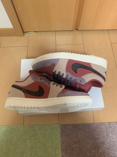 Nike Women's Air Jordan 1 Low "Canyon Rust/Black-Purple Smoke"