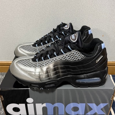 Palace Skateboards × Nike Air Max 95 Big Bubble "Metallic Silver/Aluminum"