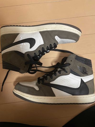 Travis Scott × Nike Air Jordan 1 Retro High OG TS SP "Sail/Dark Mocha"