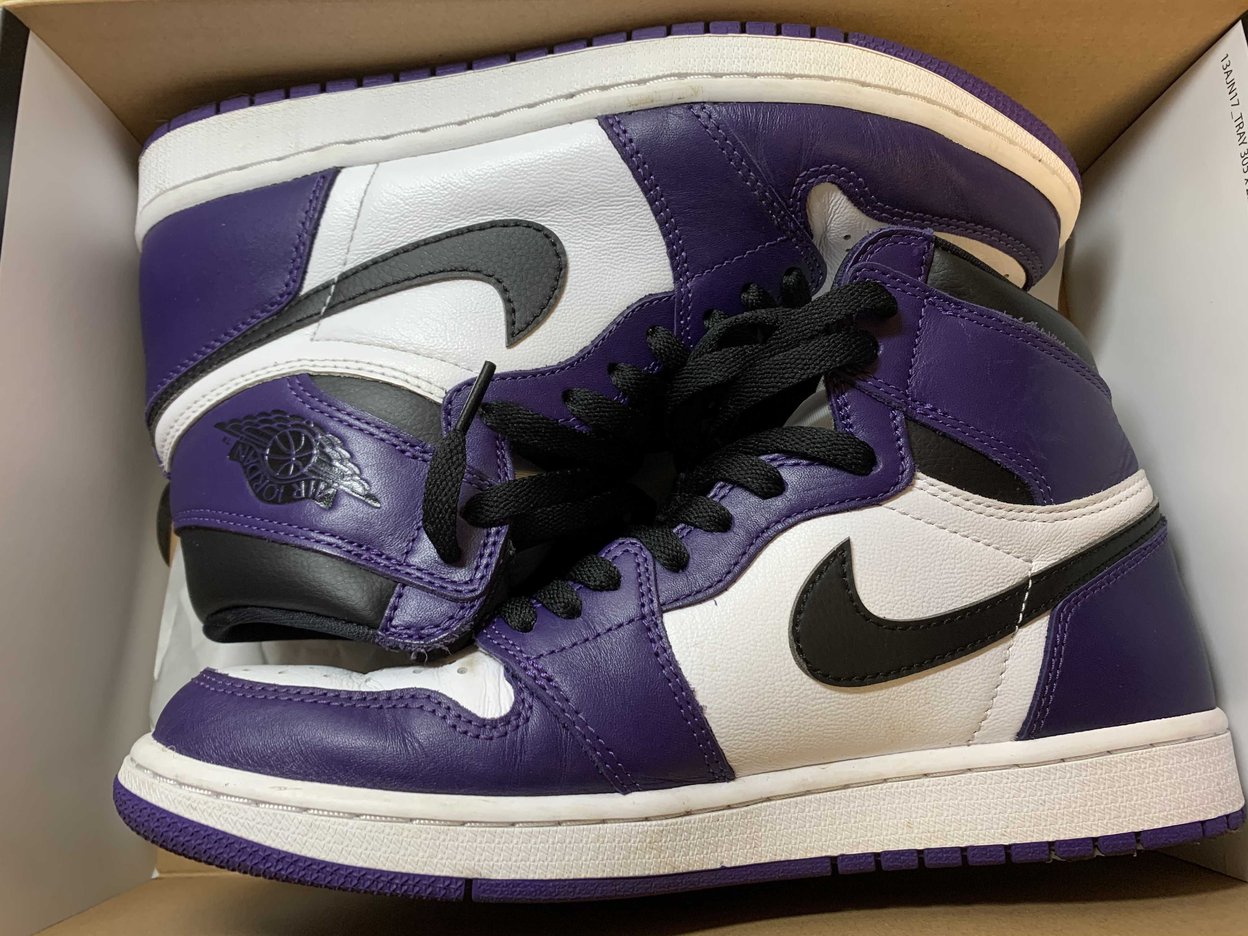 Nike Air Jordan 1 Retro High OG "Court Purple White/Black" (2020)