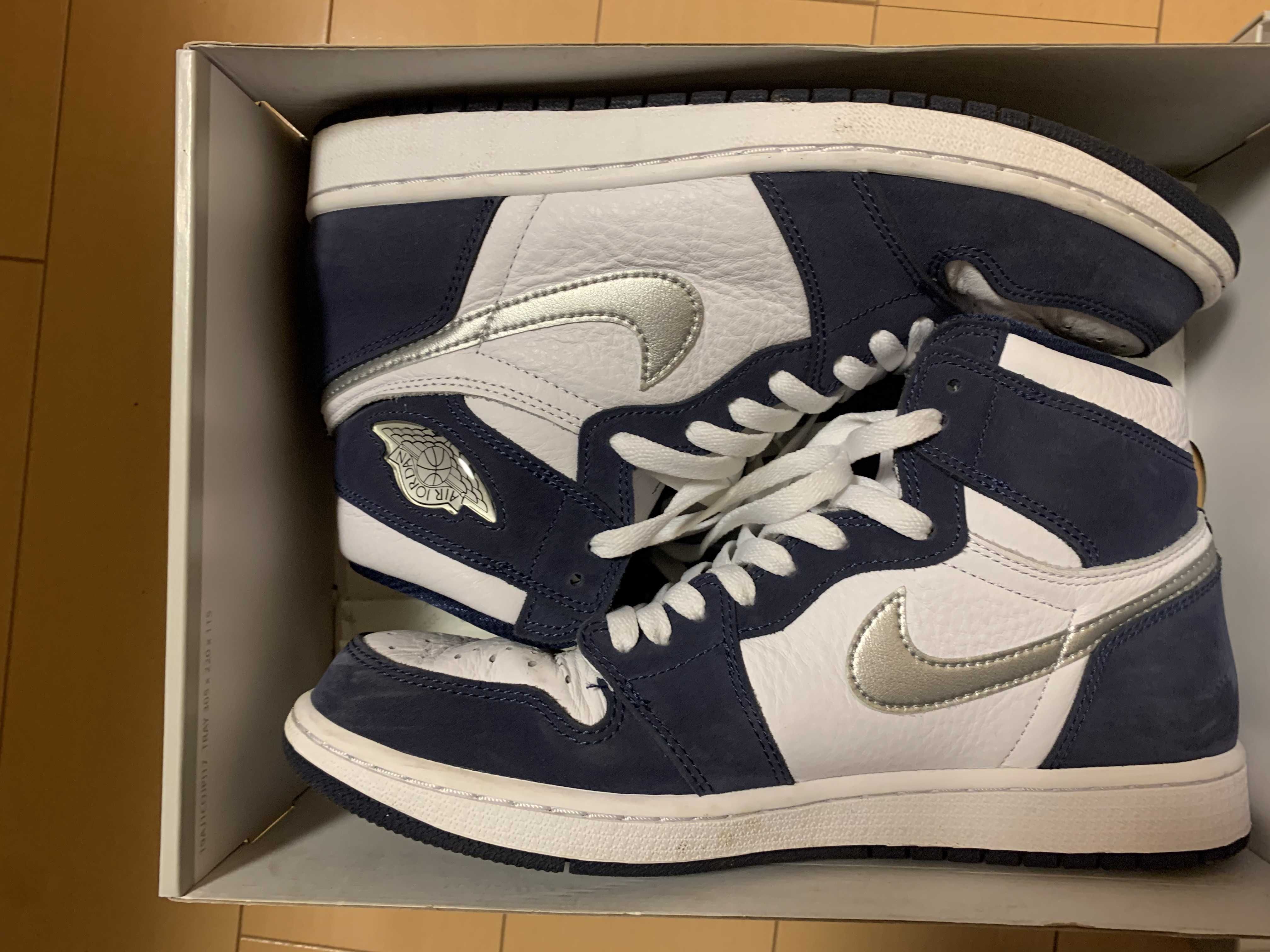 Nike Air Jordan 1 High OG CO.JP "White/Midnight Navy" (2020)(ブリーフケースなし)