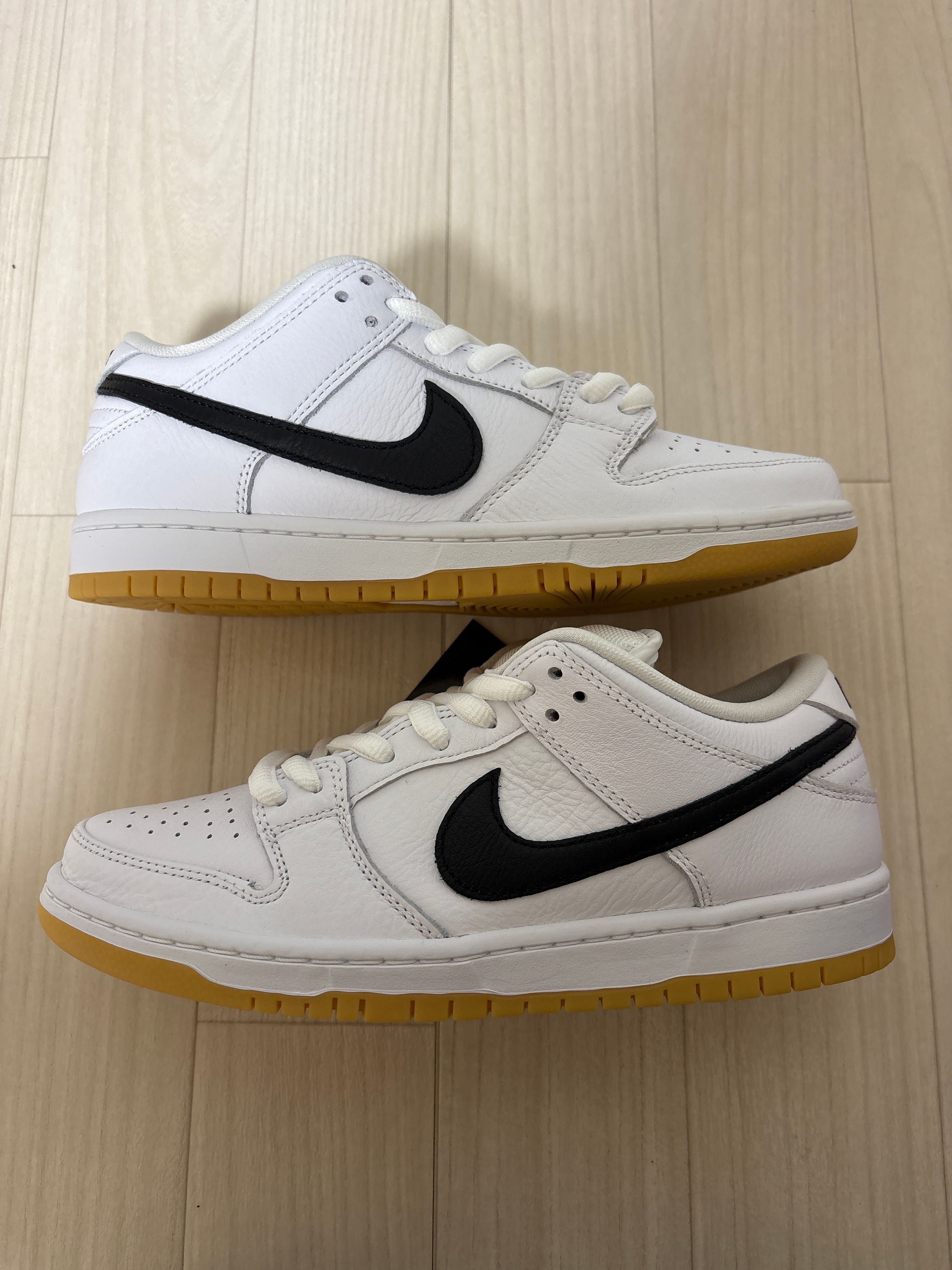 Nike SB Dunk Low Pro "White/Black-White-Gum Light Brown"