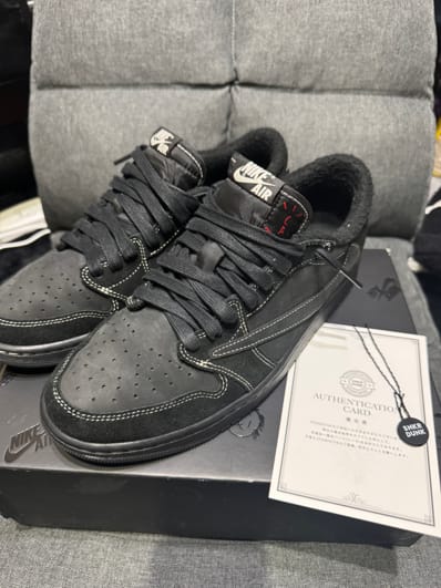 Travis Scott × Nike Air Jordan 1 Low OG SP "Black Phantom"