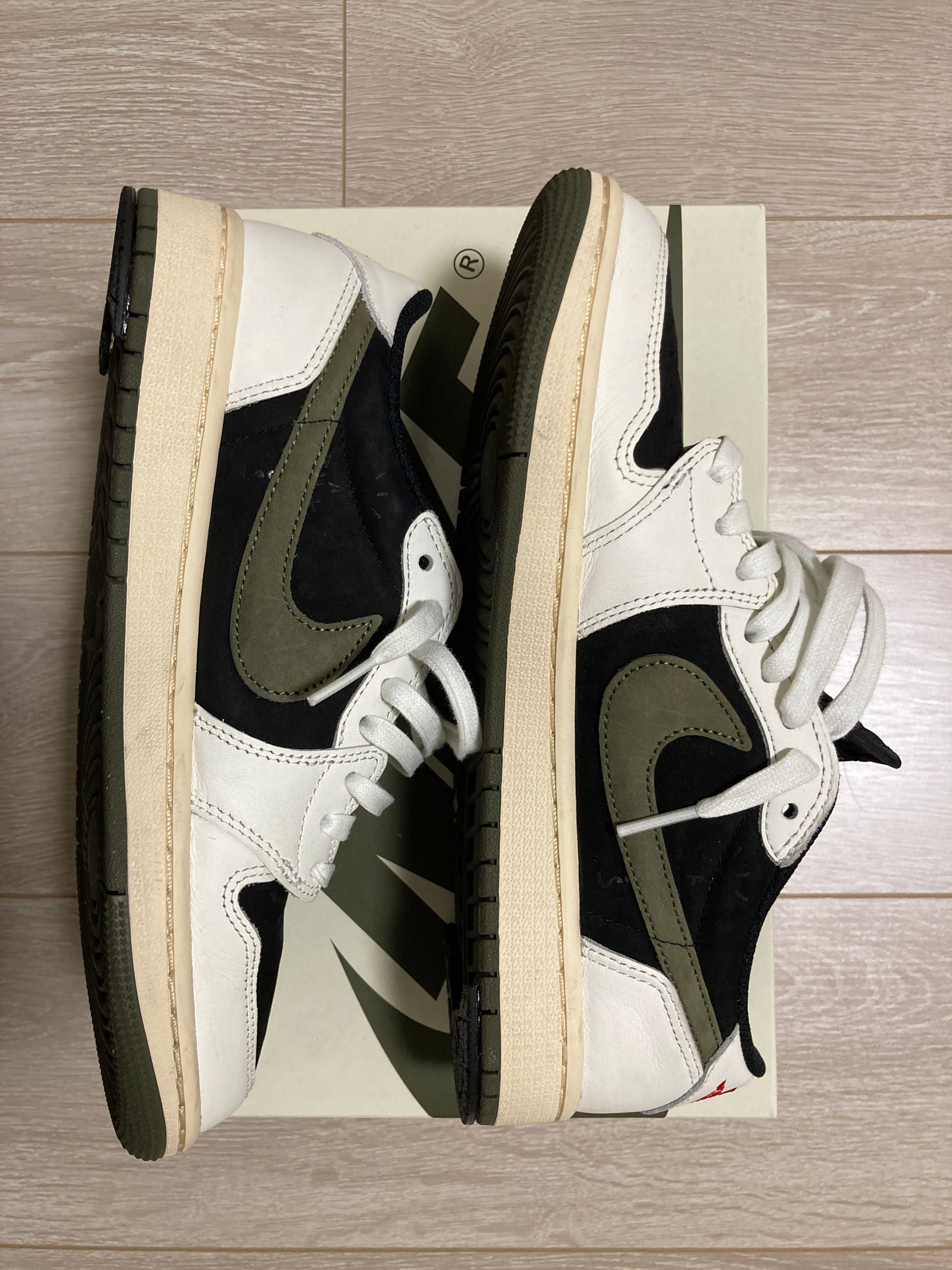 Travis Scott × Nike Women's Air Jordan 1 Low OG "Medium Olive"