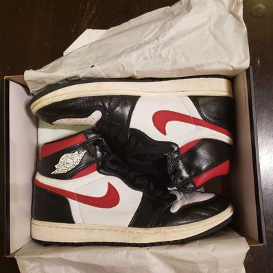 Nike Air Jordan 1 Retro High "Black/White/Sail/Gym Red"