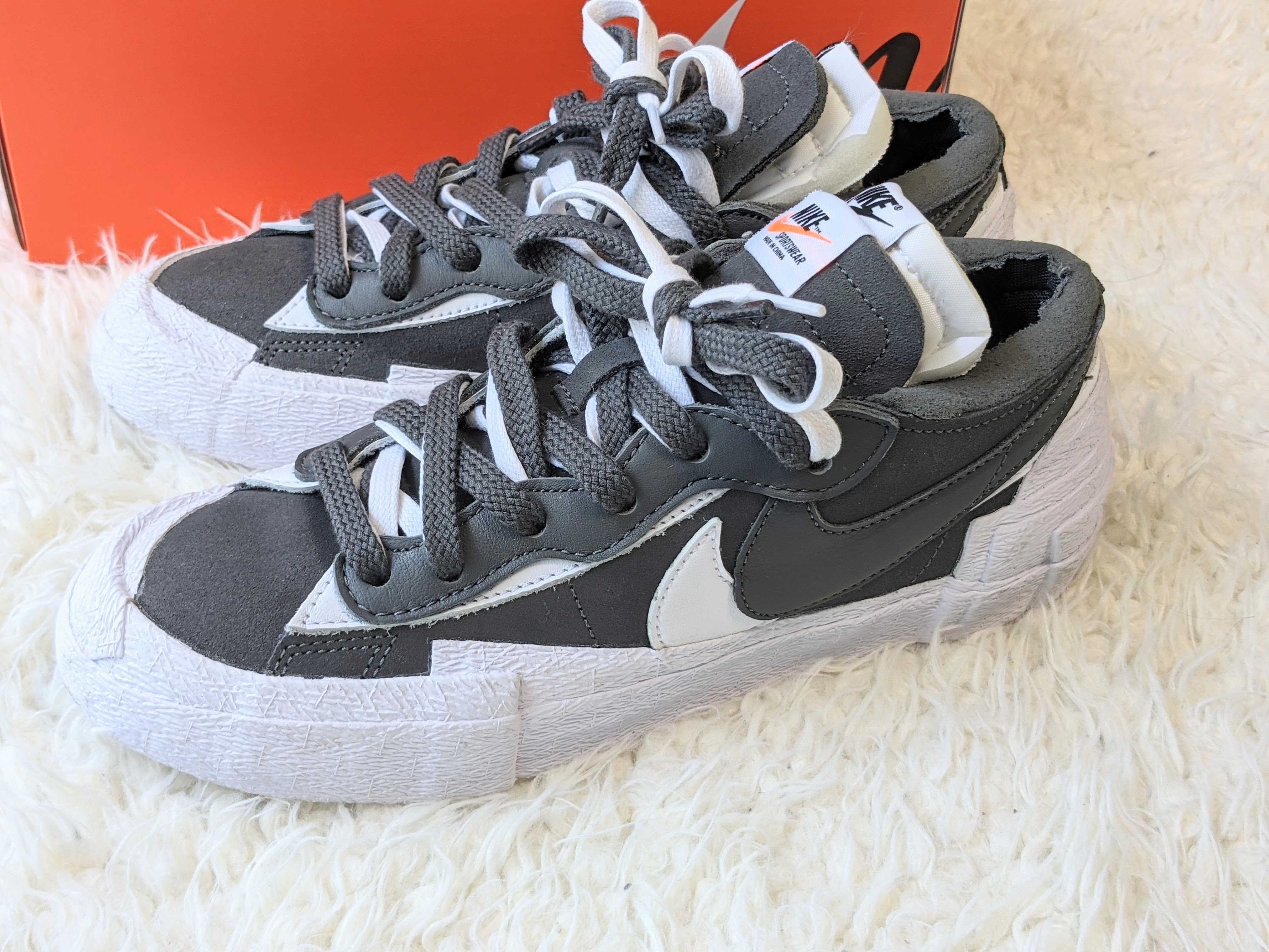 Sacai × Nike Blazer Low "Iron Grey"