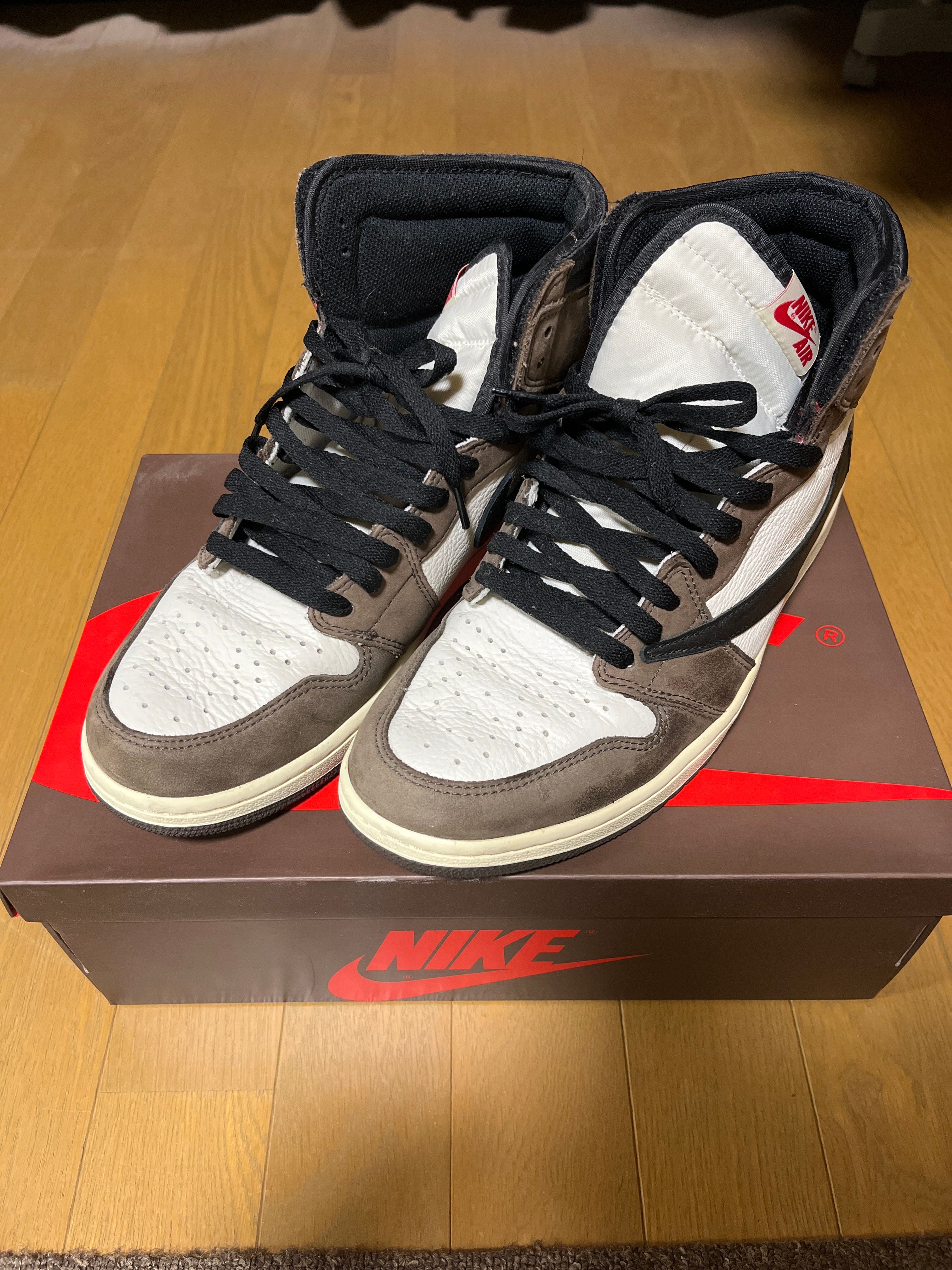 Travis Scott × Nike Air Jordan 1 Retro High OG TS SP "Sail/Dark Mocha"