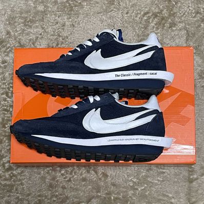Fragment × sacai × Nike LD Waffle "Blackended Blue"