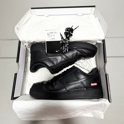 Supreme × Nike Air Force 1 Low "Black"